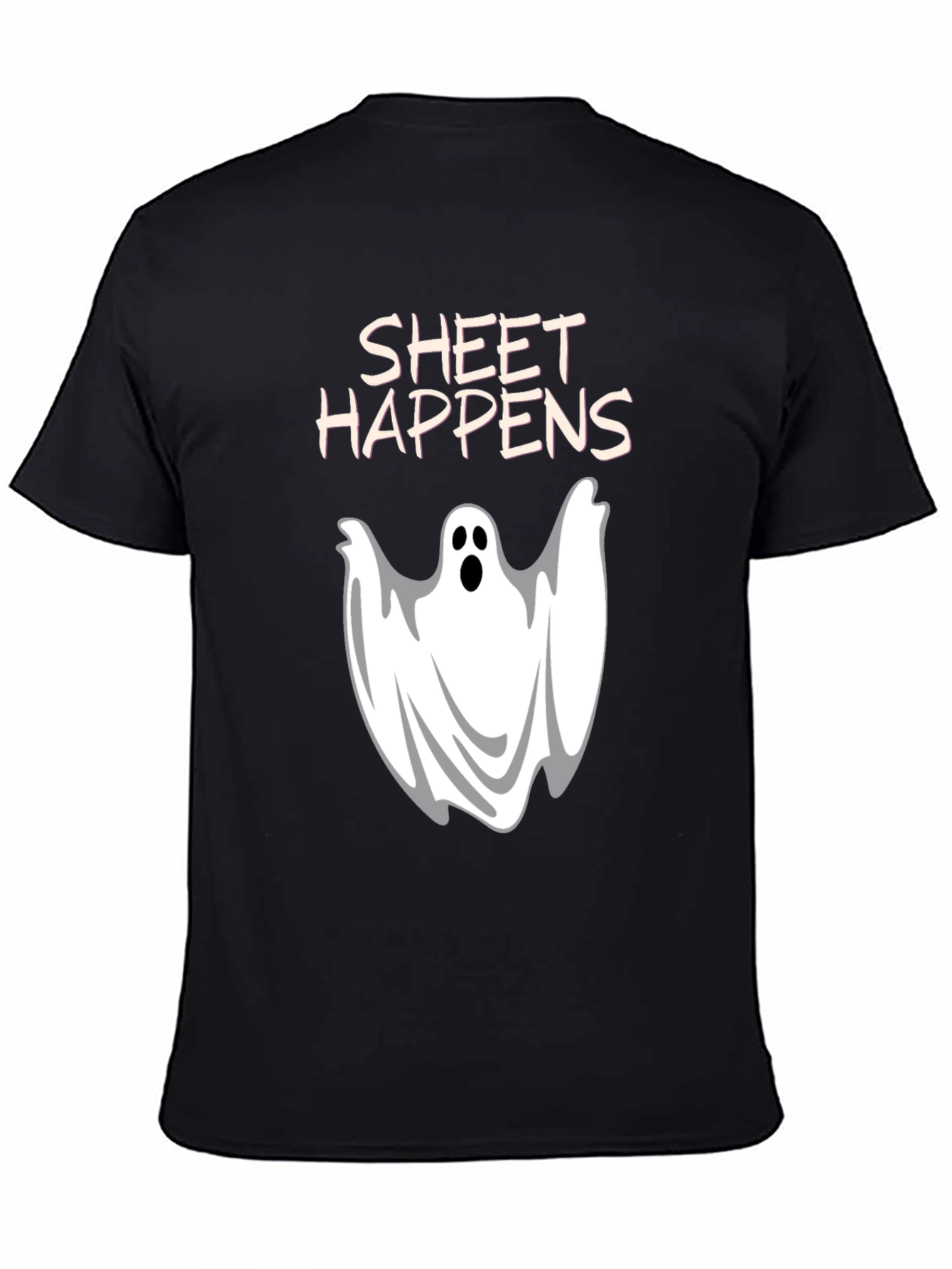 Sheet Happens Ghost Graphic Tee