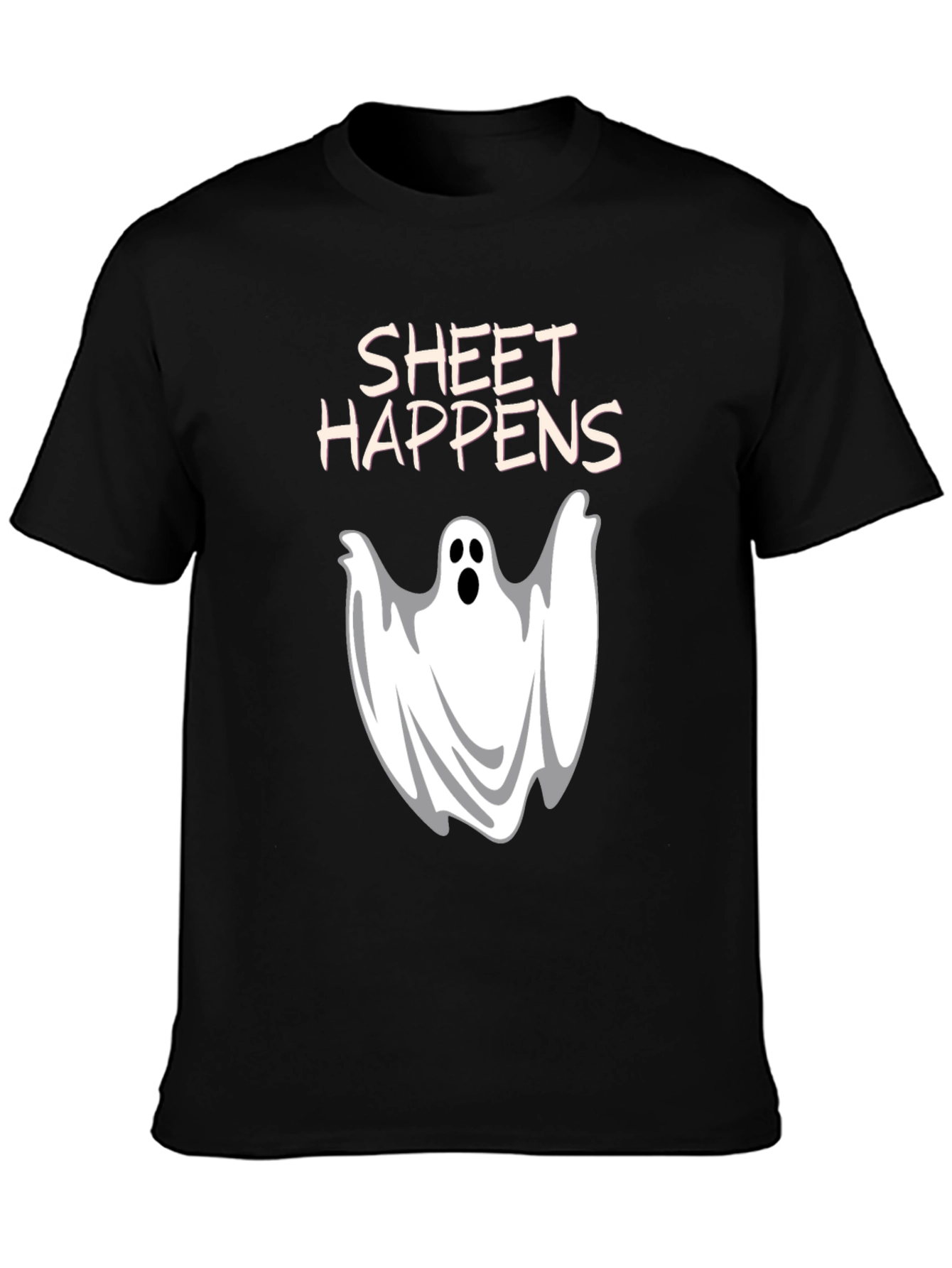 Sheet Happens Ghost Graphic Tee