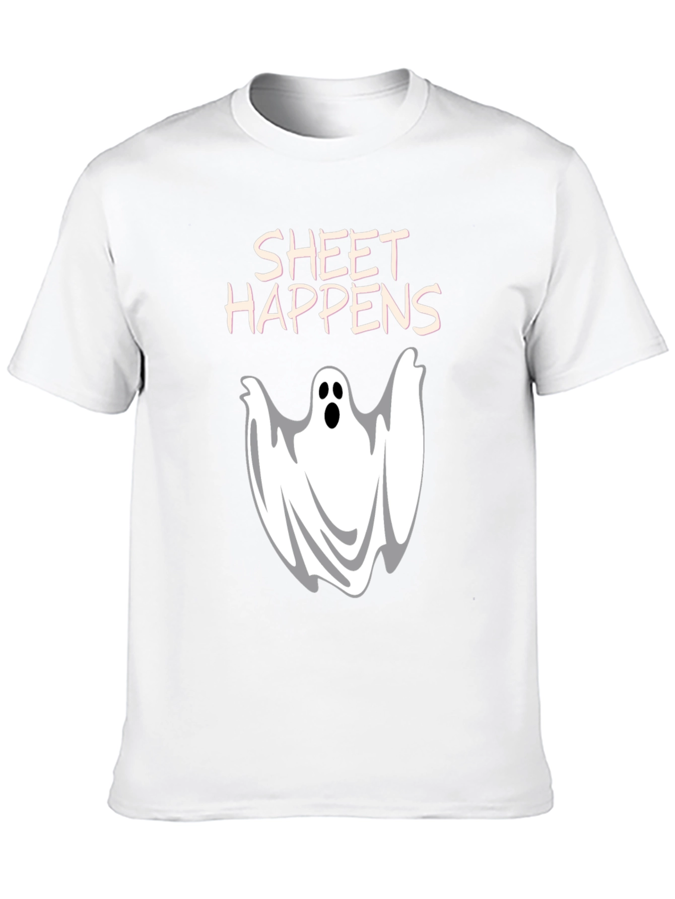 Sheet Happens Ghost Graphic Tee