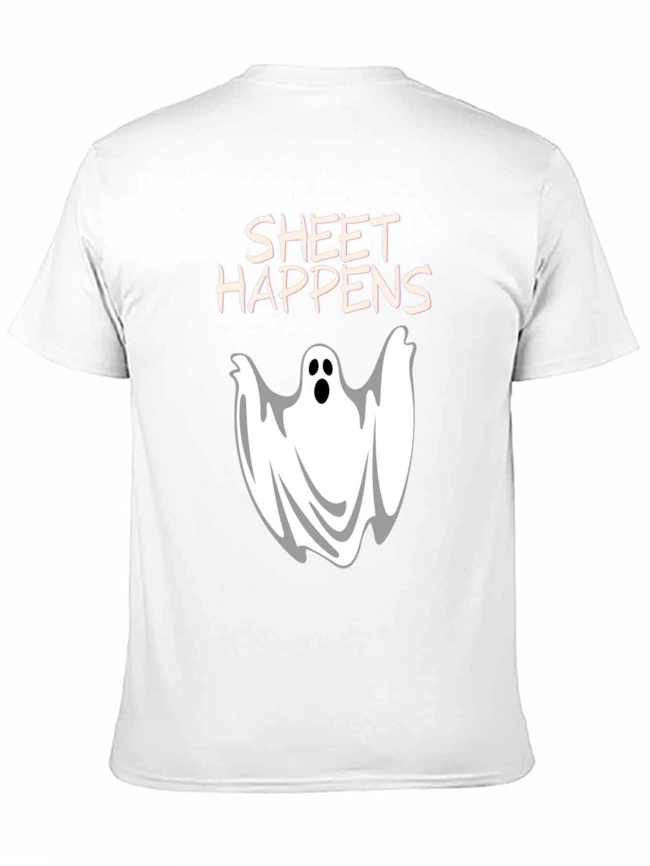 Sheet Happens Ghost Graphic Tee