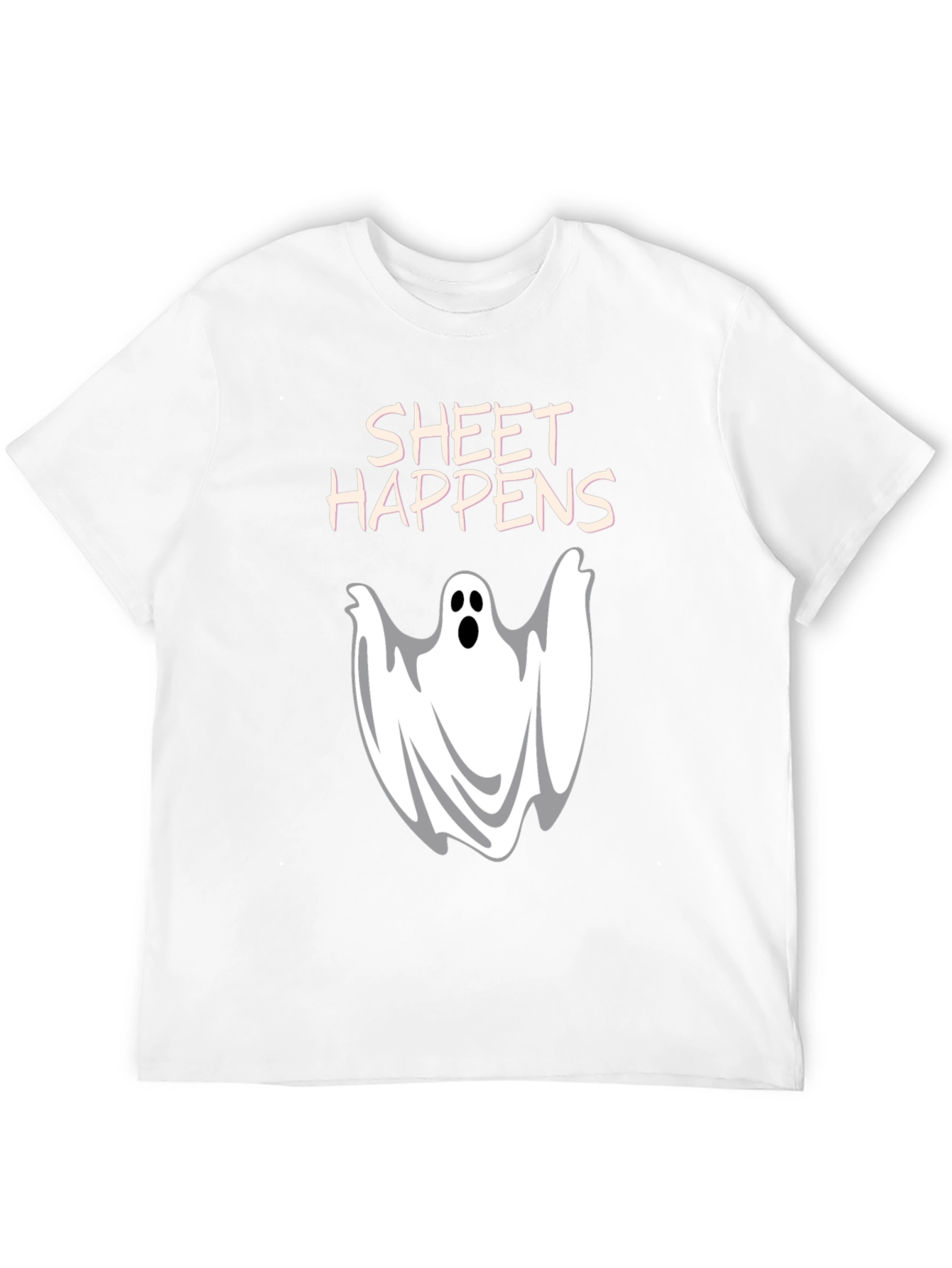 Sheet Happens Ghost Graphic Tee