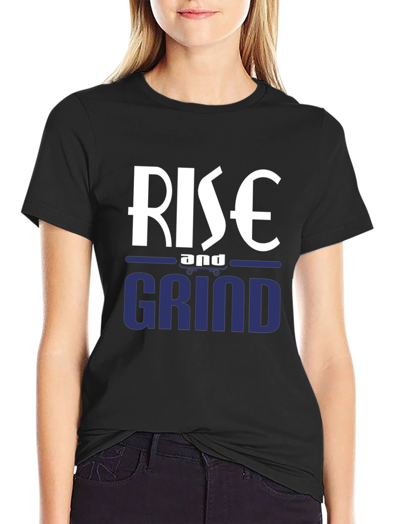 Rise and Grind Graphic Tee - Motivational T-Shirt