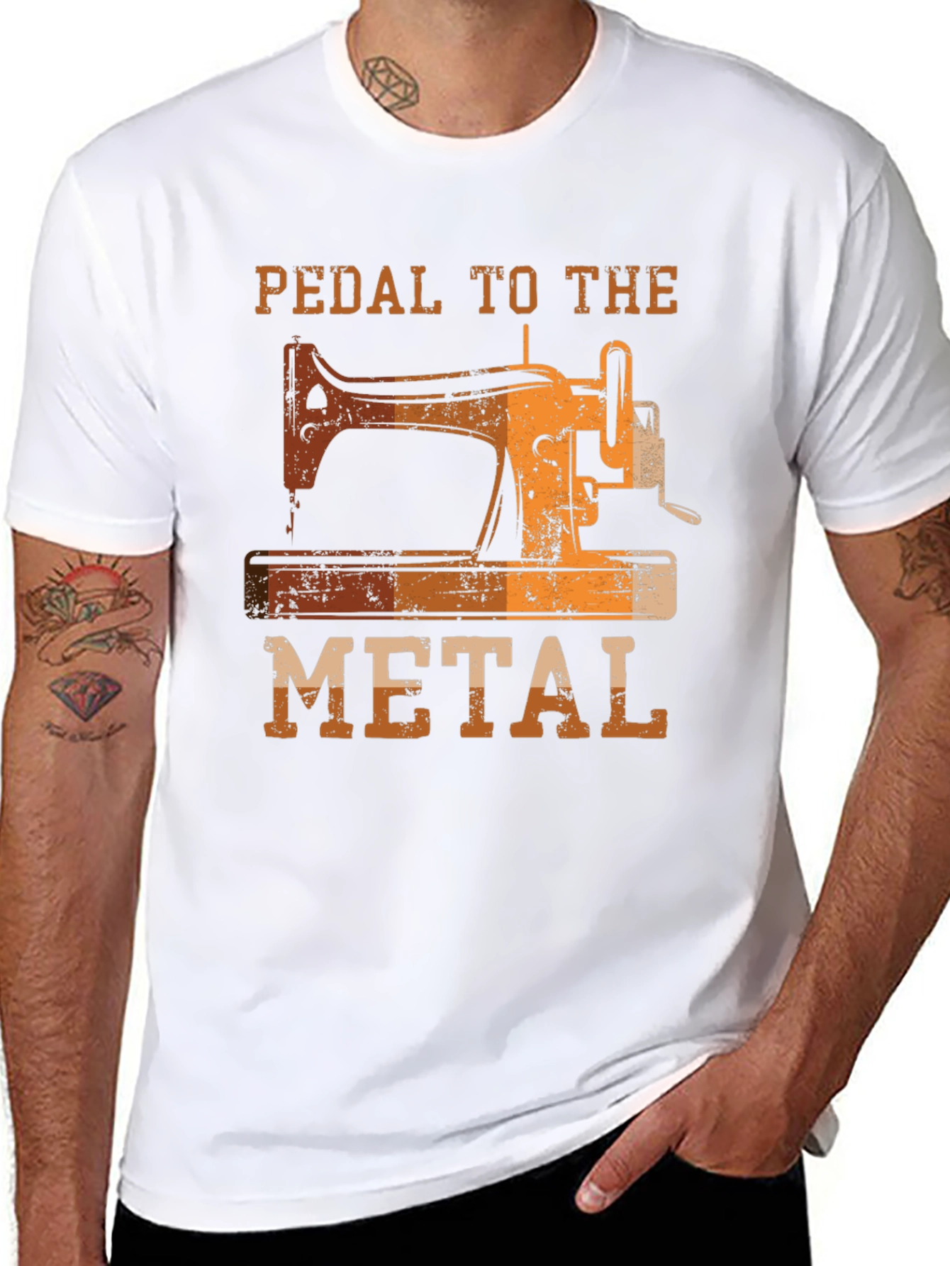Pedal to the Metal Sewing T-Shirt