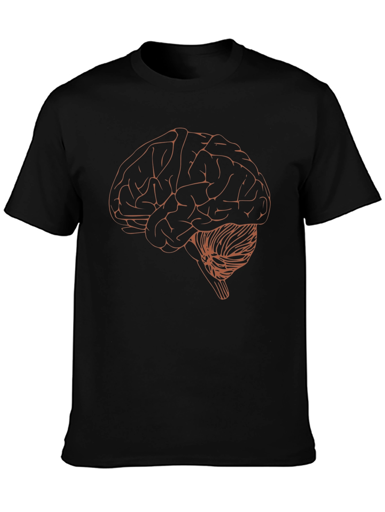 Brain Graphic T-Shirt - Anatomical Design