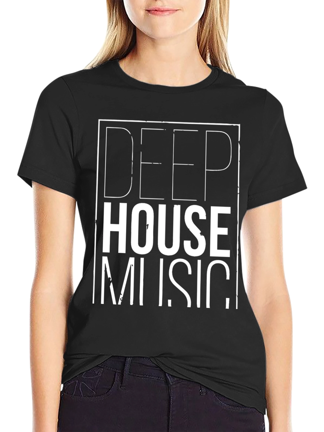 Deep House Music Graphic T-Shirt