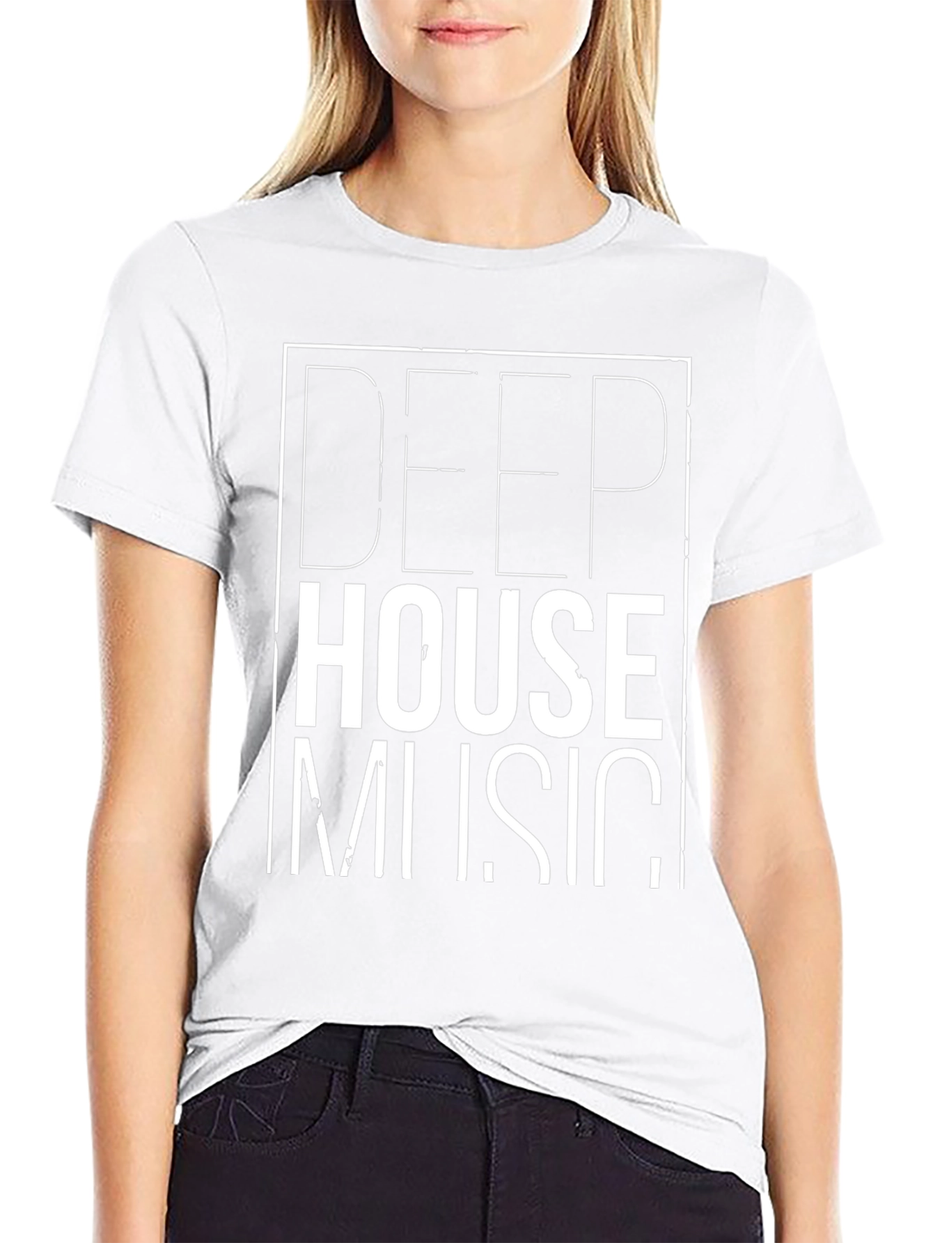 Deep House Music Graphic T-Shirt