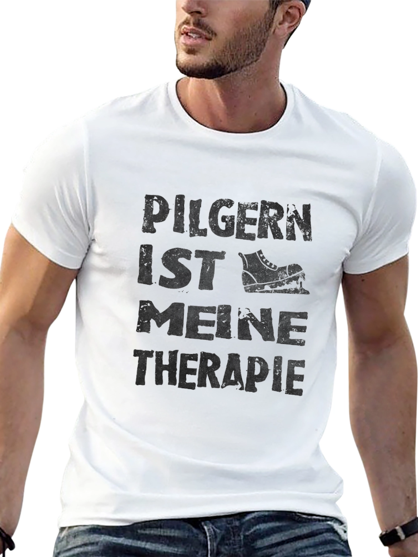 Pilgern Ist Meine Therapie Hiking T-Shirt