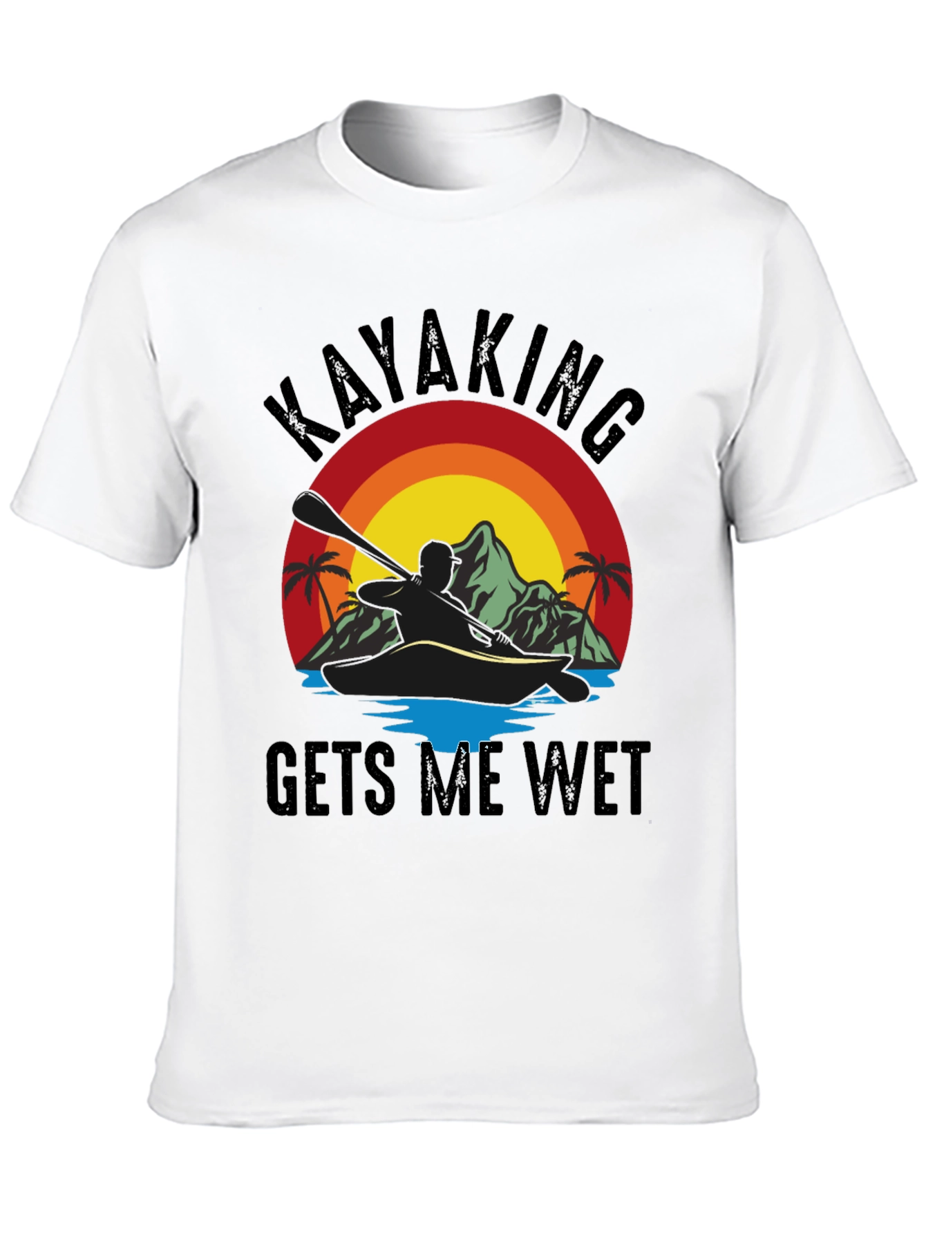 Kayaking T-Shirt - Gets Me Wet Graphic Tee