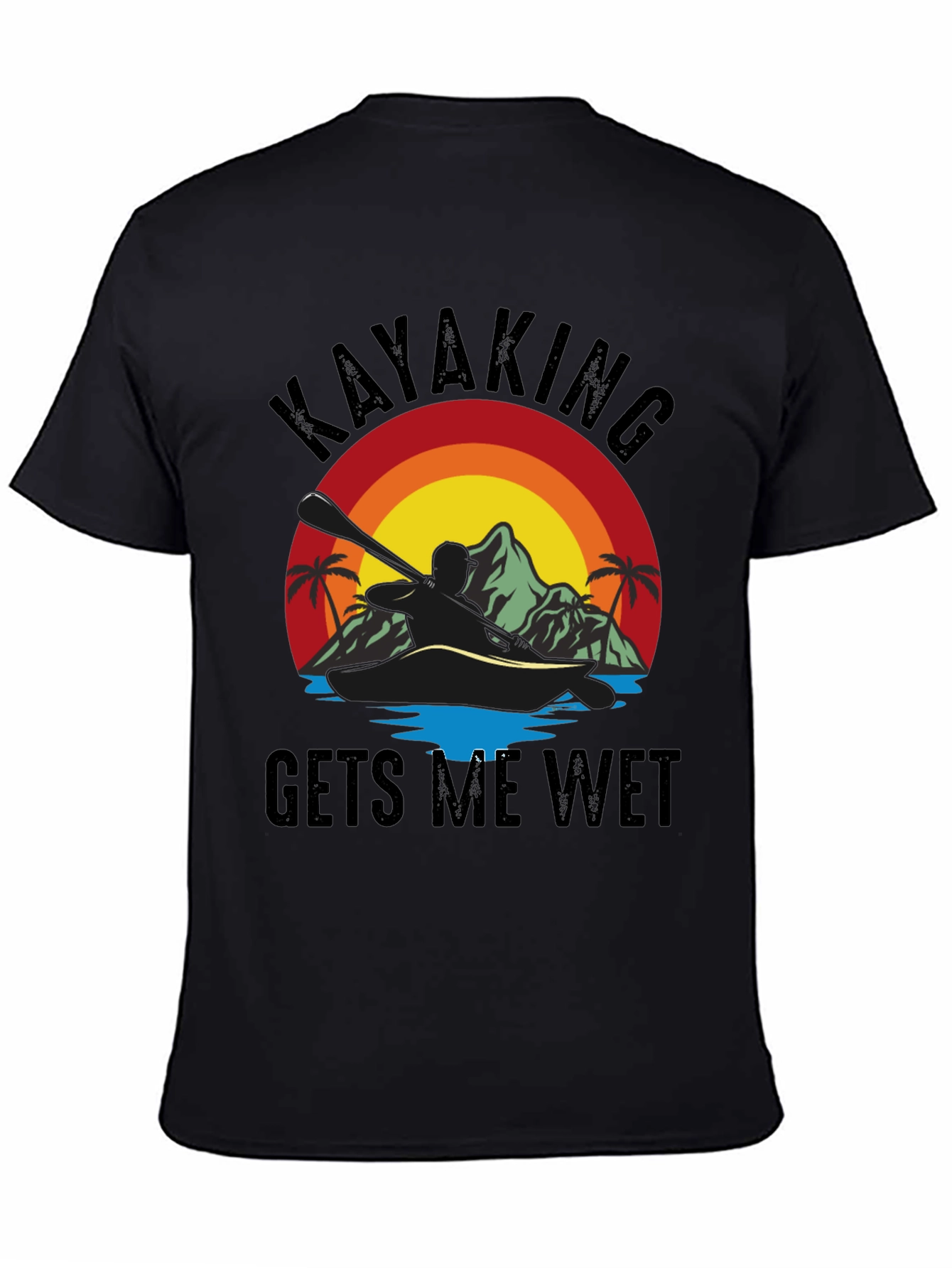 Kayaking T-Shirt - Gets Me Wet Graphic Tee