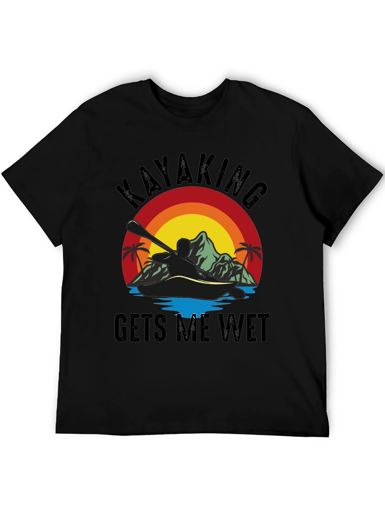 Kayaking T-Shirt - Gets Me Wet Graphic Tee