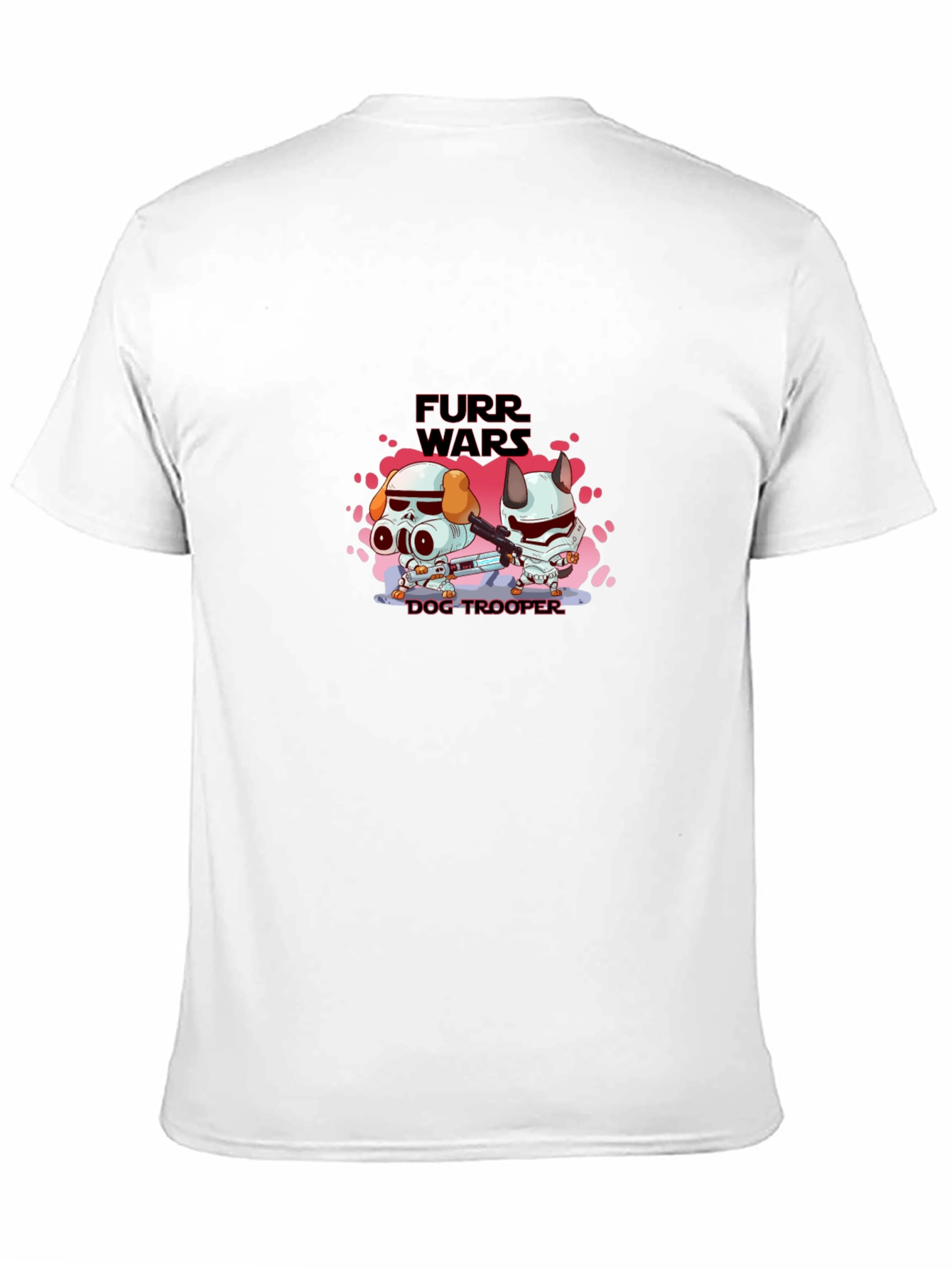 Furr Wars Dog Trooper Graphic T-Shirt