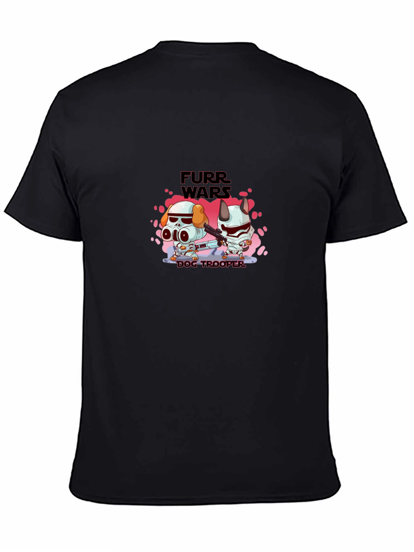 Furr Wars Dog Trooper Graphic T-Shirt