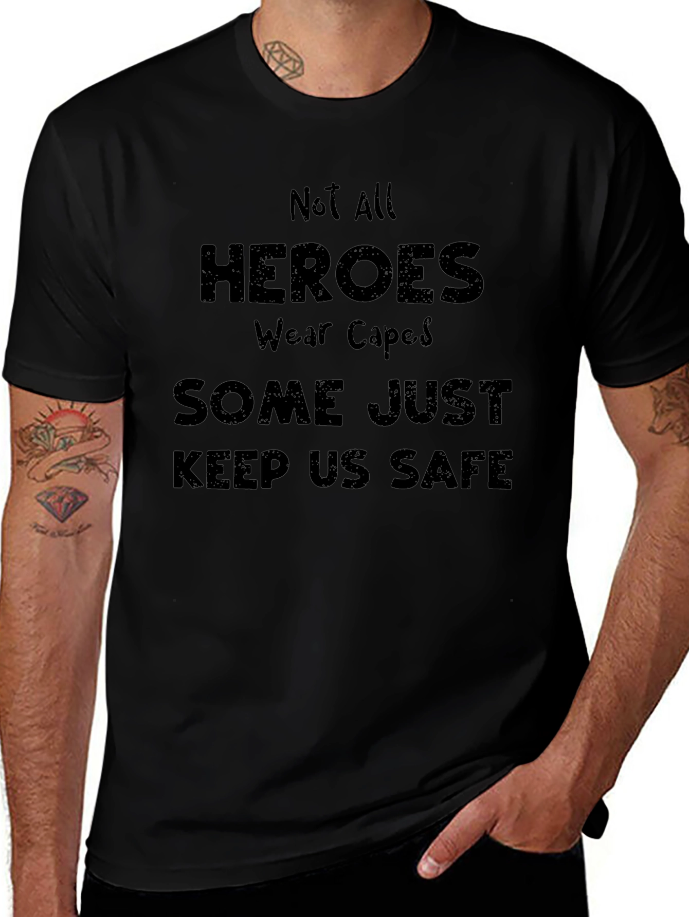 Heroes Keep Us Safe T-Shirt