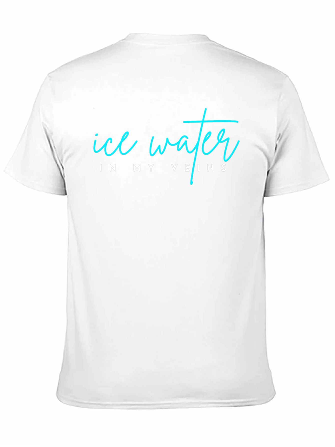 Ice Water In My Veins Black T-Shirt