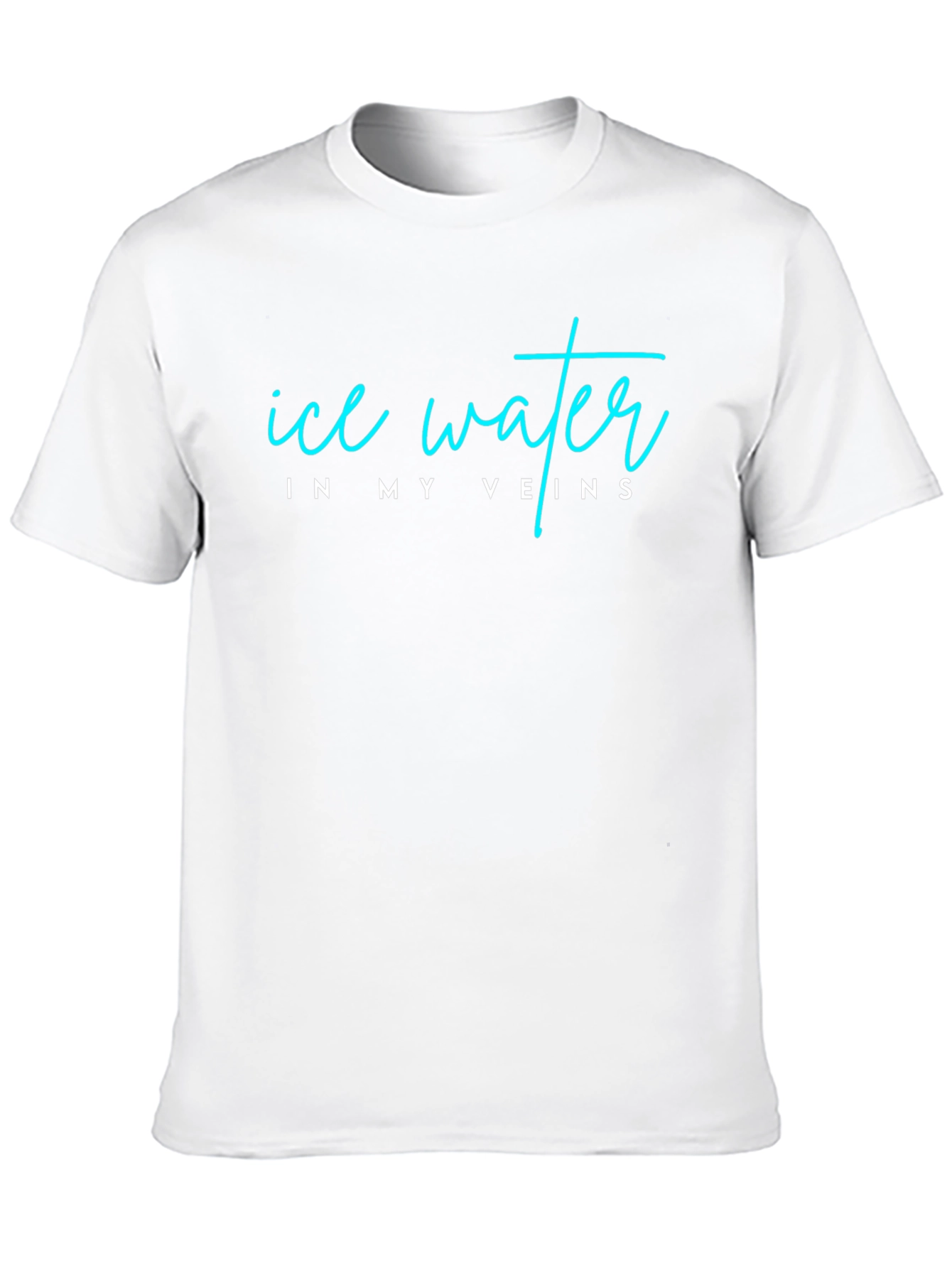 Ice Water In My Veins Black T-Shirt