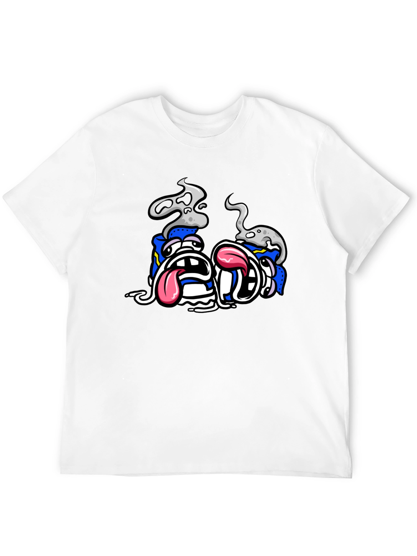 Cartoon Graphic Black T-Shirt