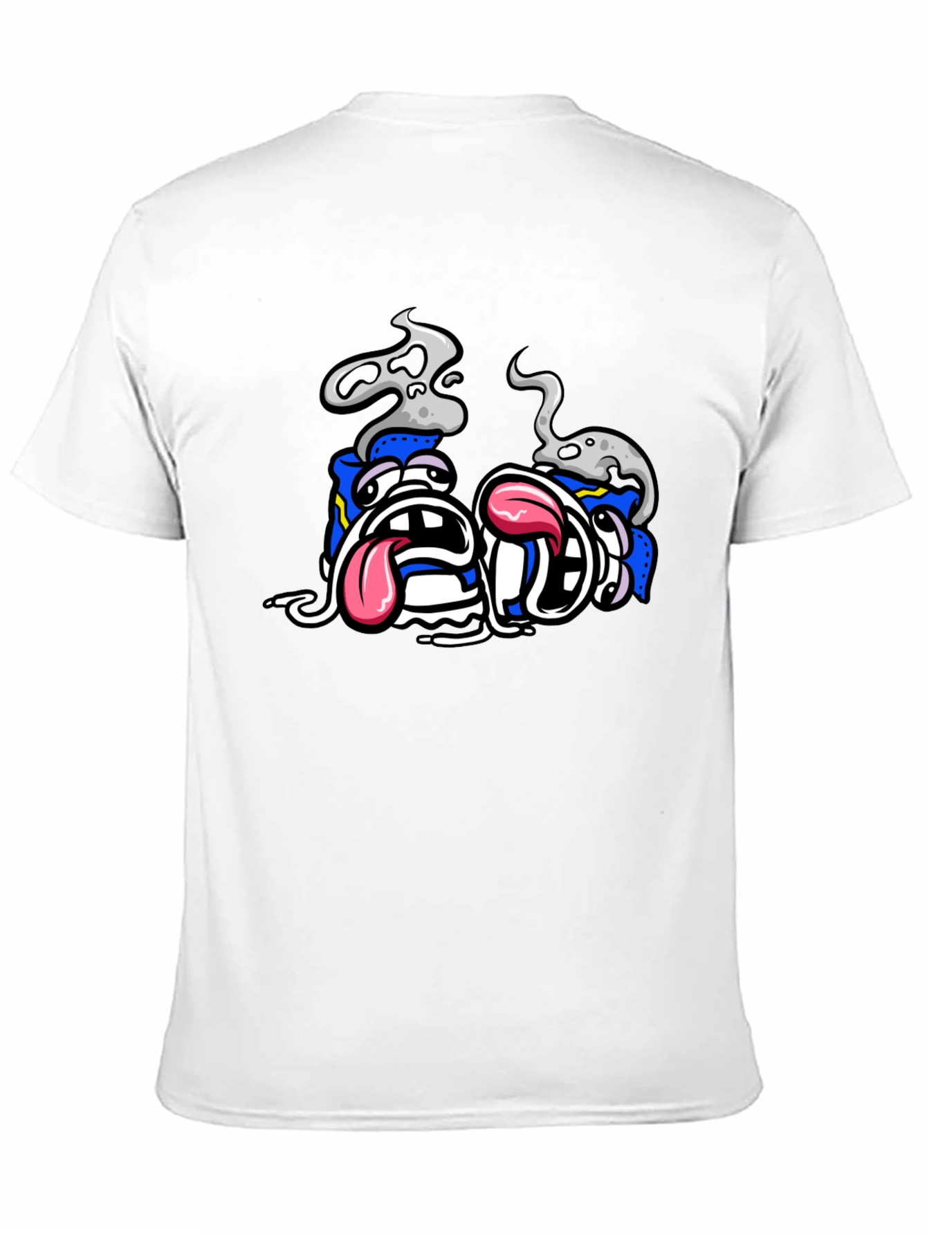 Cartoon Graphic Black T-Shirt