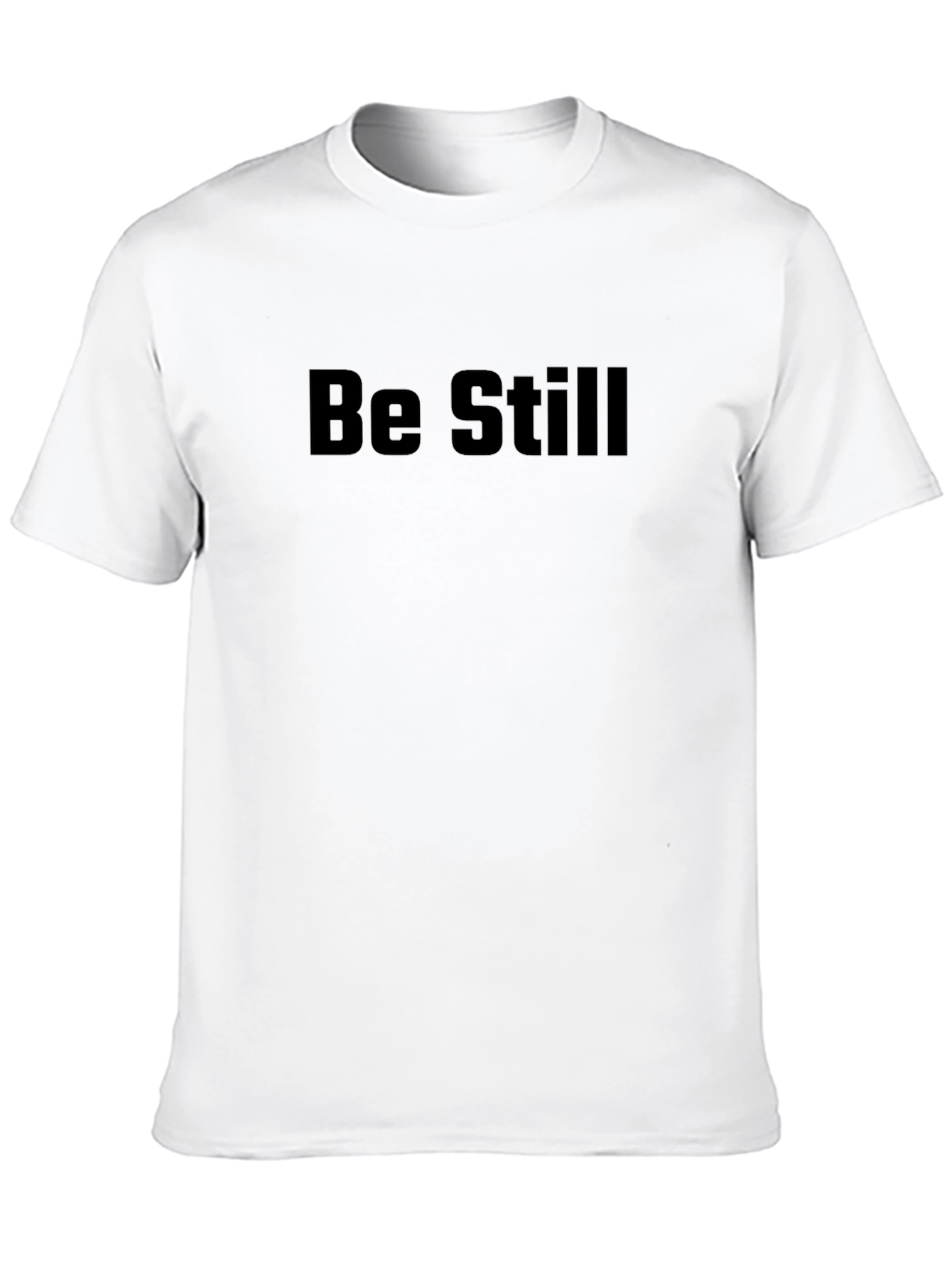 Be Still Graphic Tee - Classic Black T-Shirt