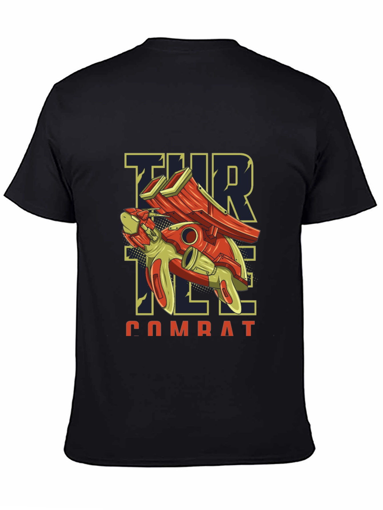 Turtle Combat Black T-Shirt