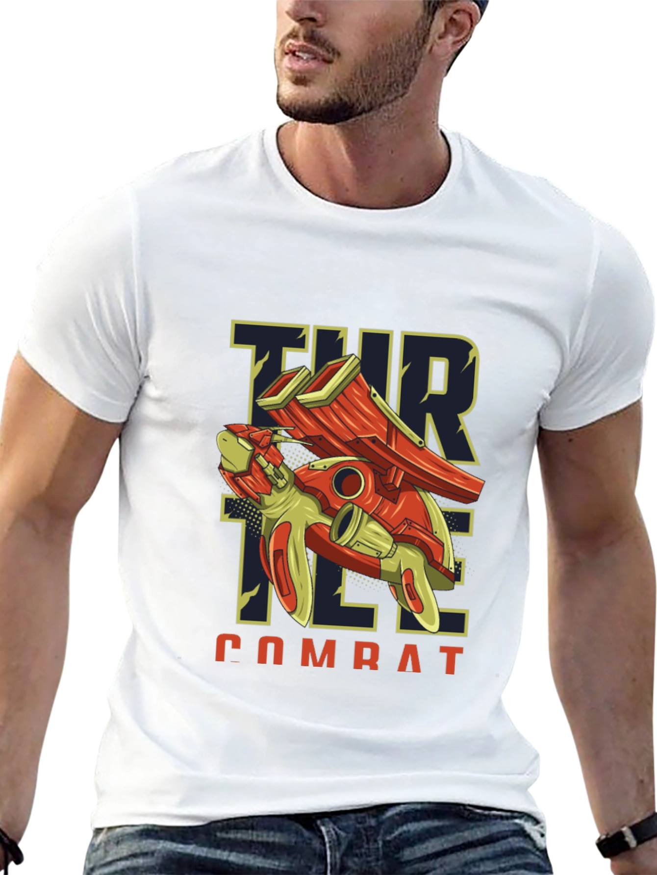 Turtle Combat Black T-Shirt