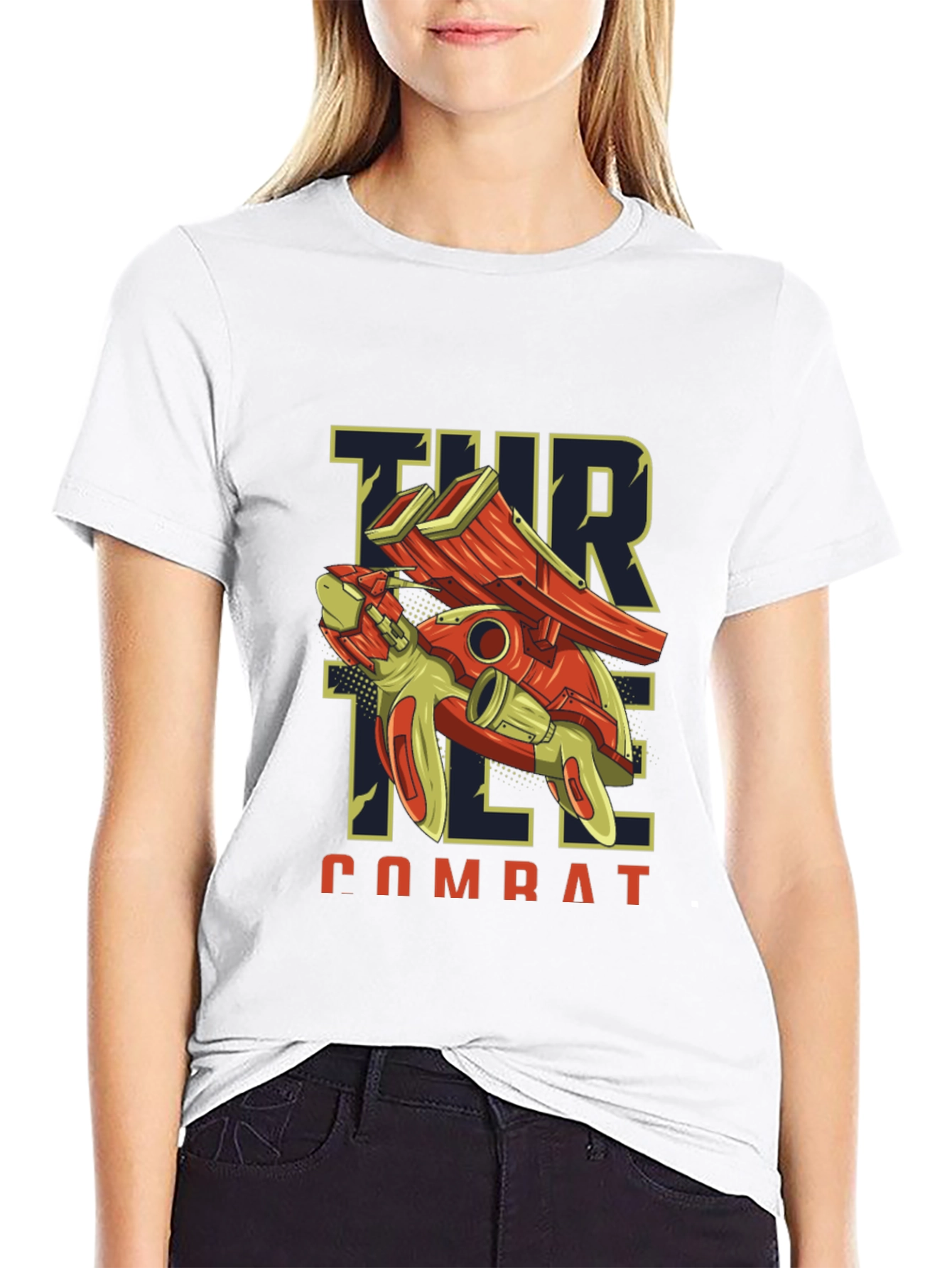 Turtle Combat Black T-Shirt