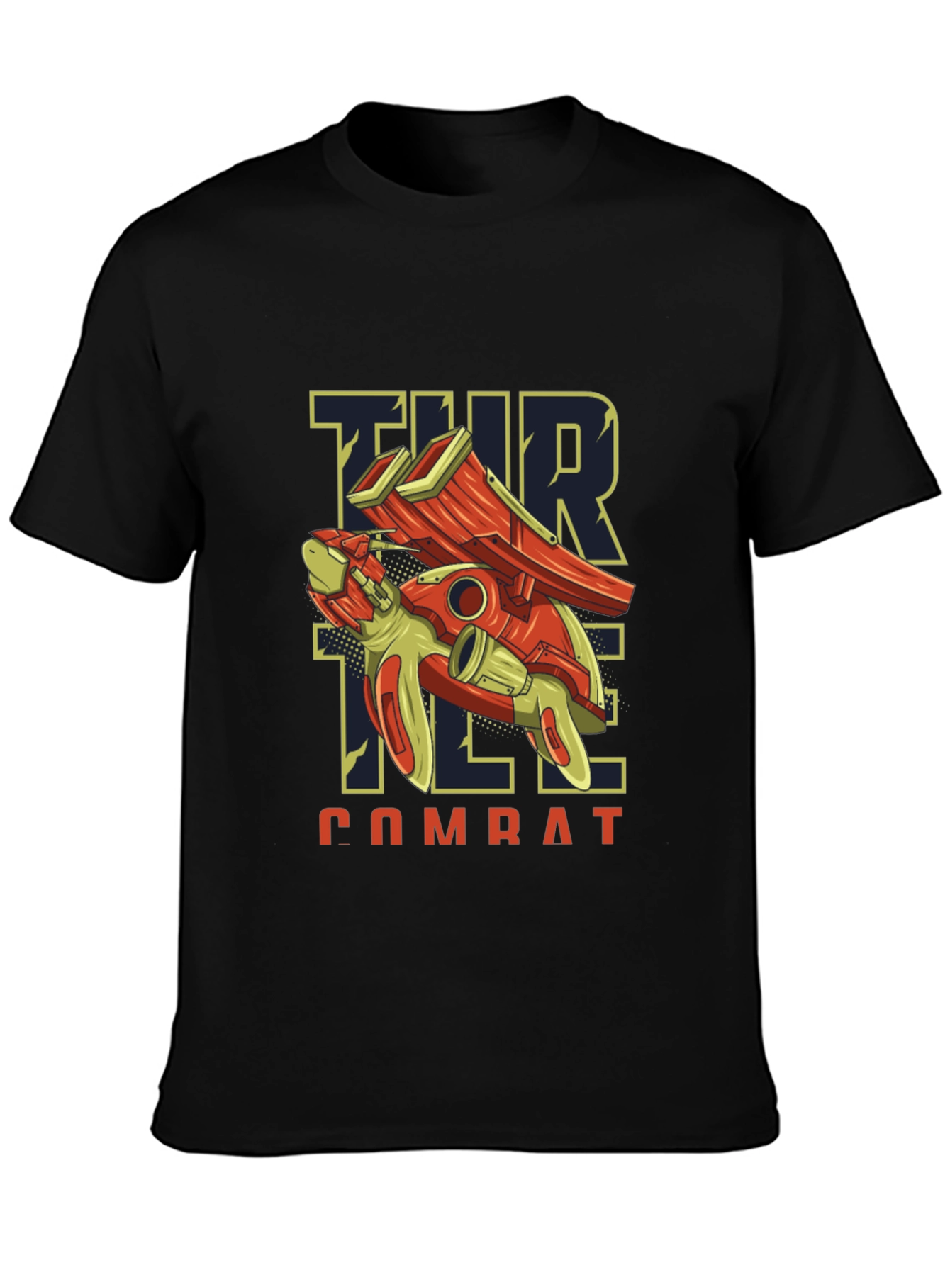 Turtle Combat Black T-Shirt