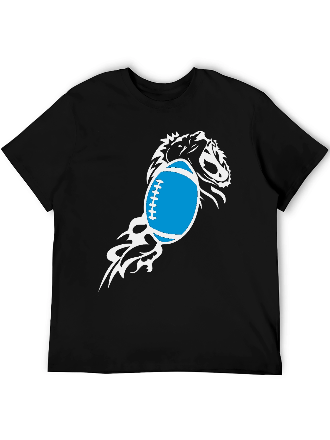 Lion Football Graphic T-Shirt