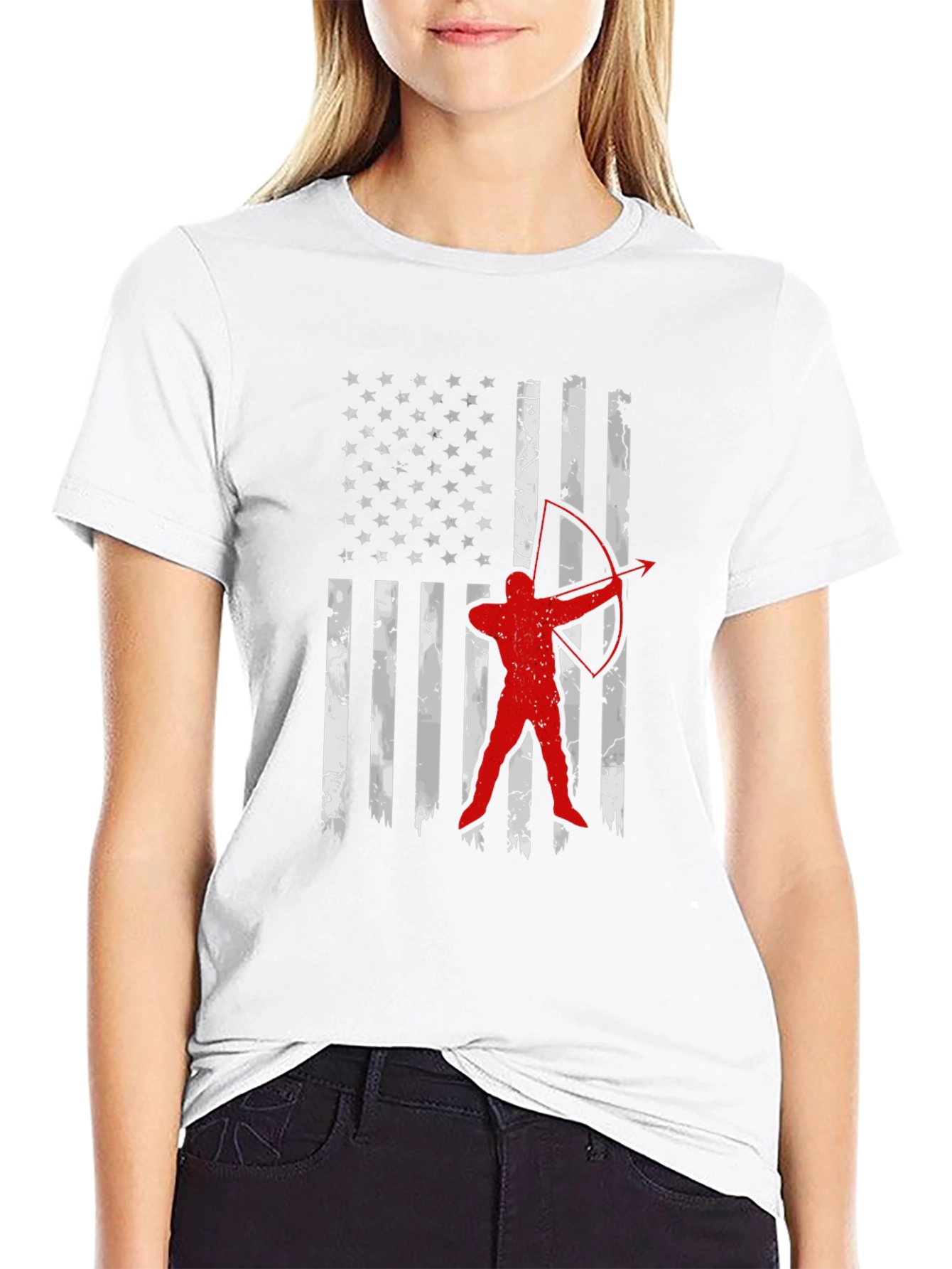 Archery USA Flag Graphic Tee