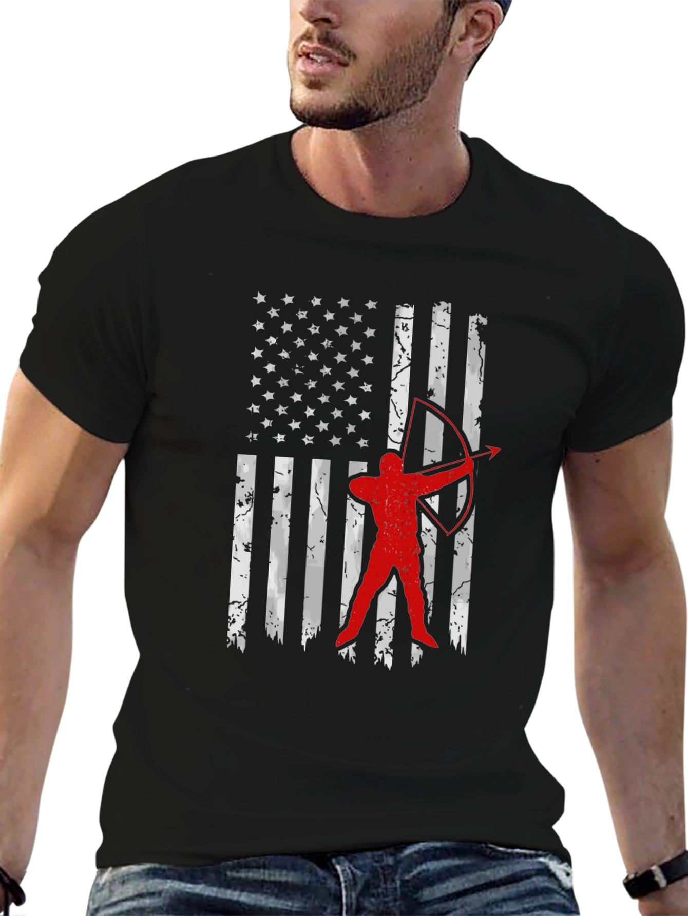 Archery USA Flag Graphic Tee