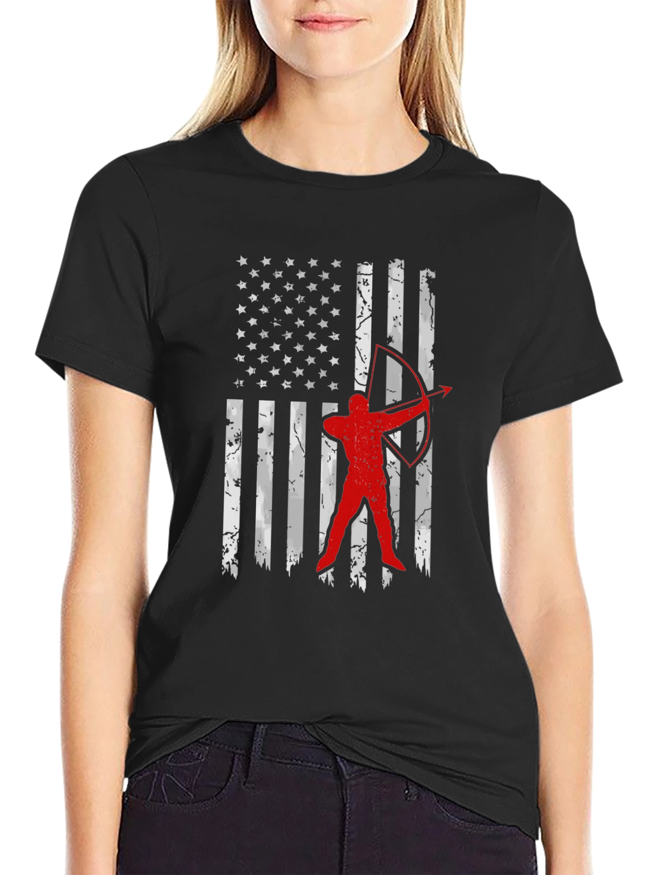 Archery USA Flag Graphic Tee