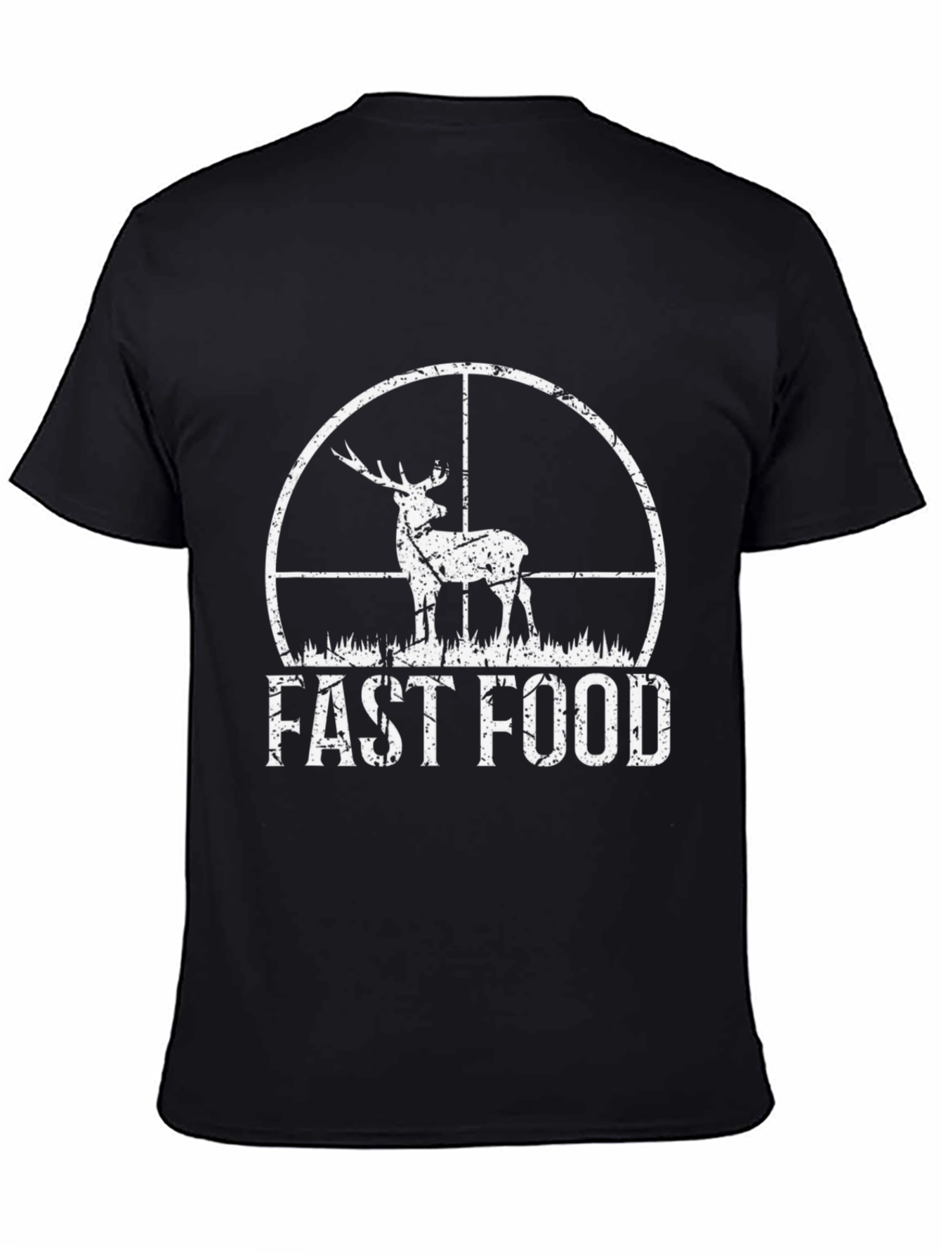 Fast Food Hunting T-Shirt Deer Target Tee