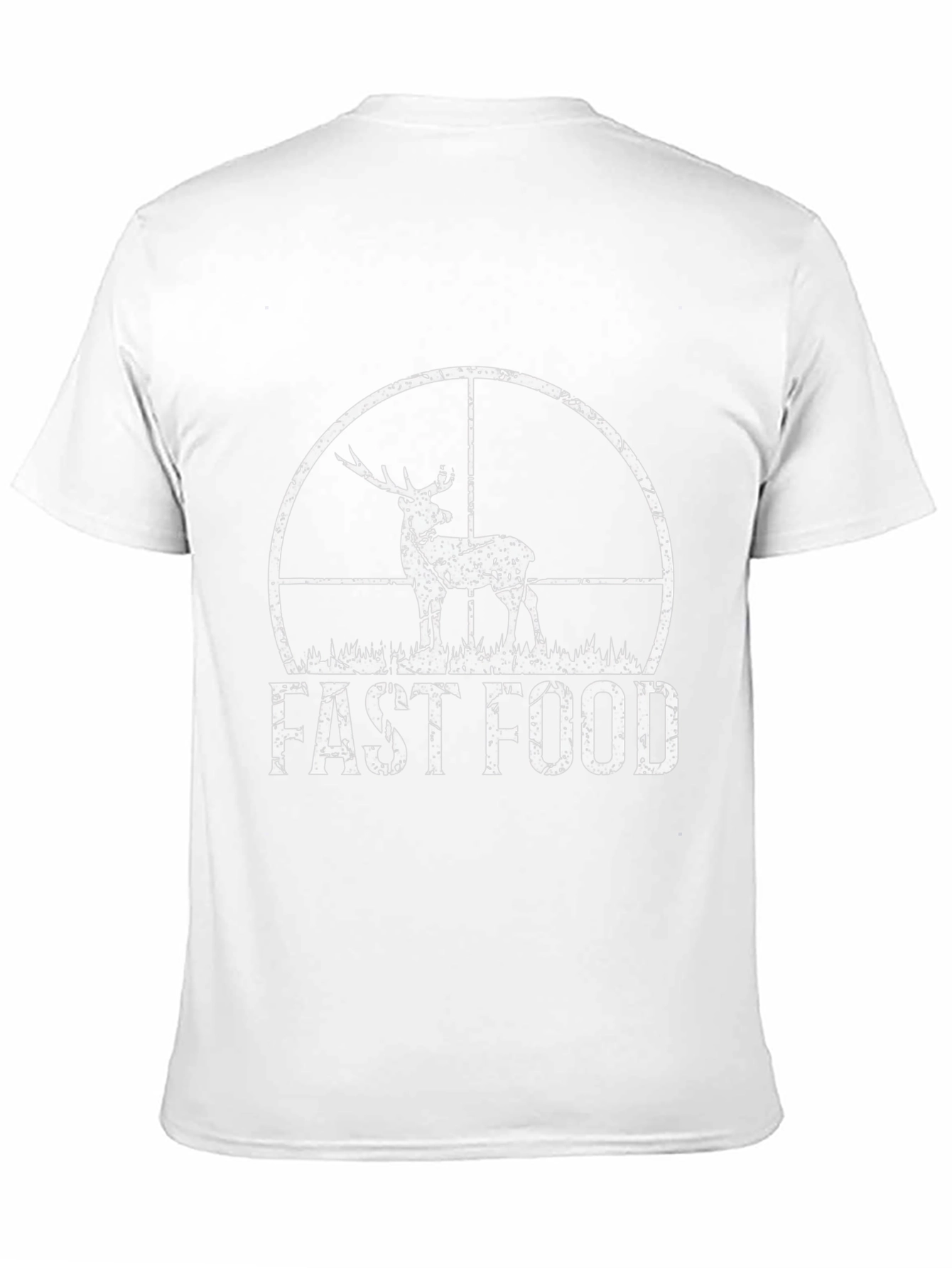 Fast Food Hunting T-Shirt Deer Target Tee