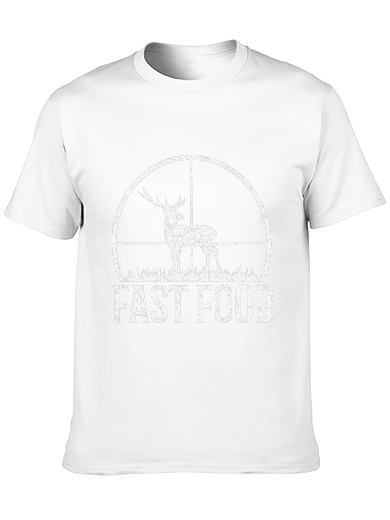 Fast Food Hunting T-Shirt Deer Target Tee