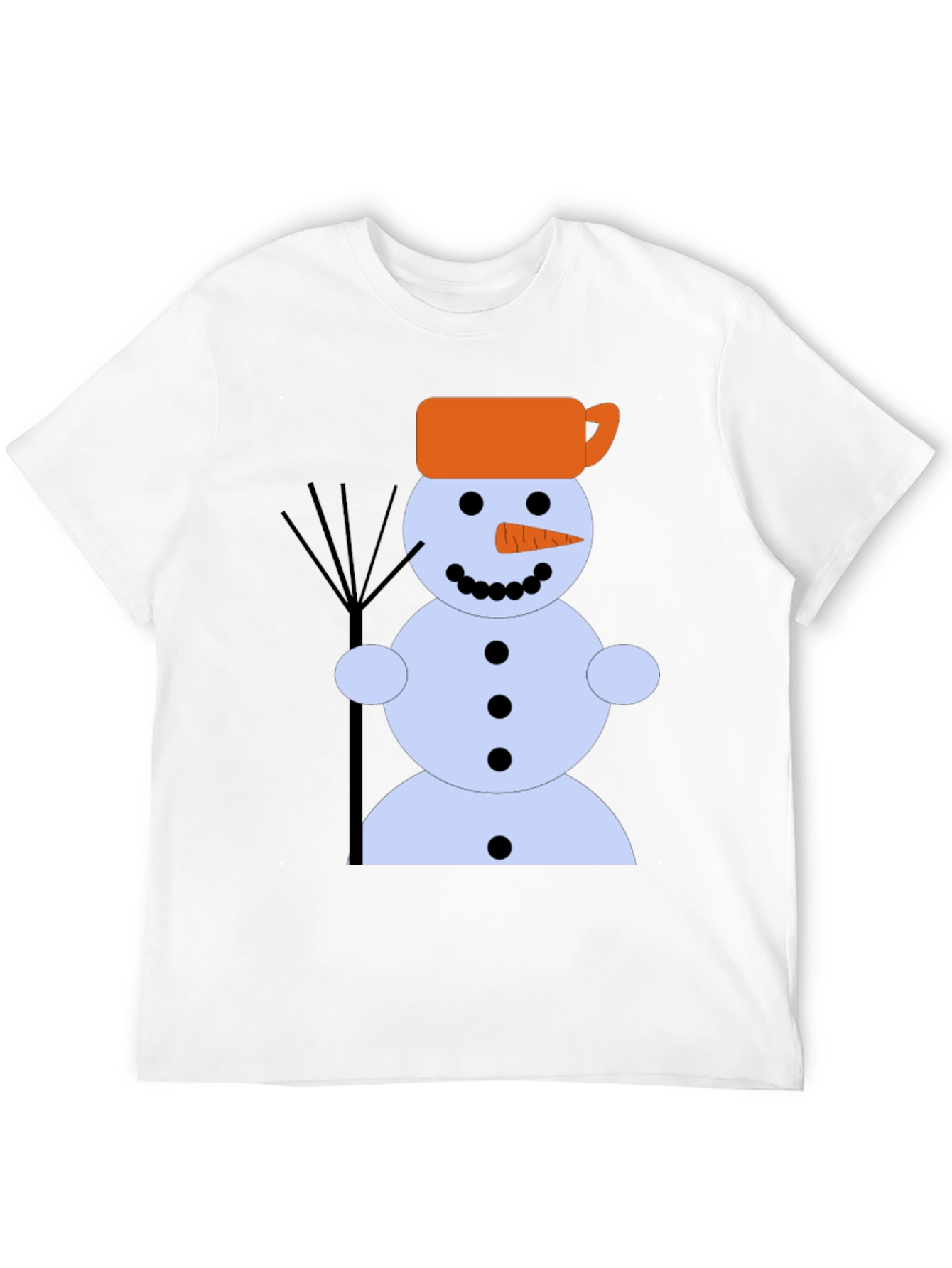 Snowman Graphic Tee - Winter Holiday Shirt