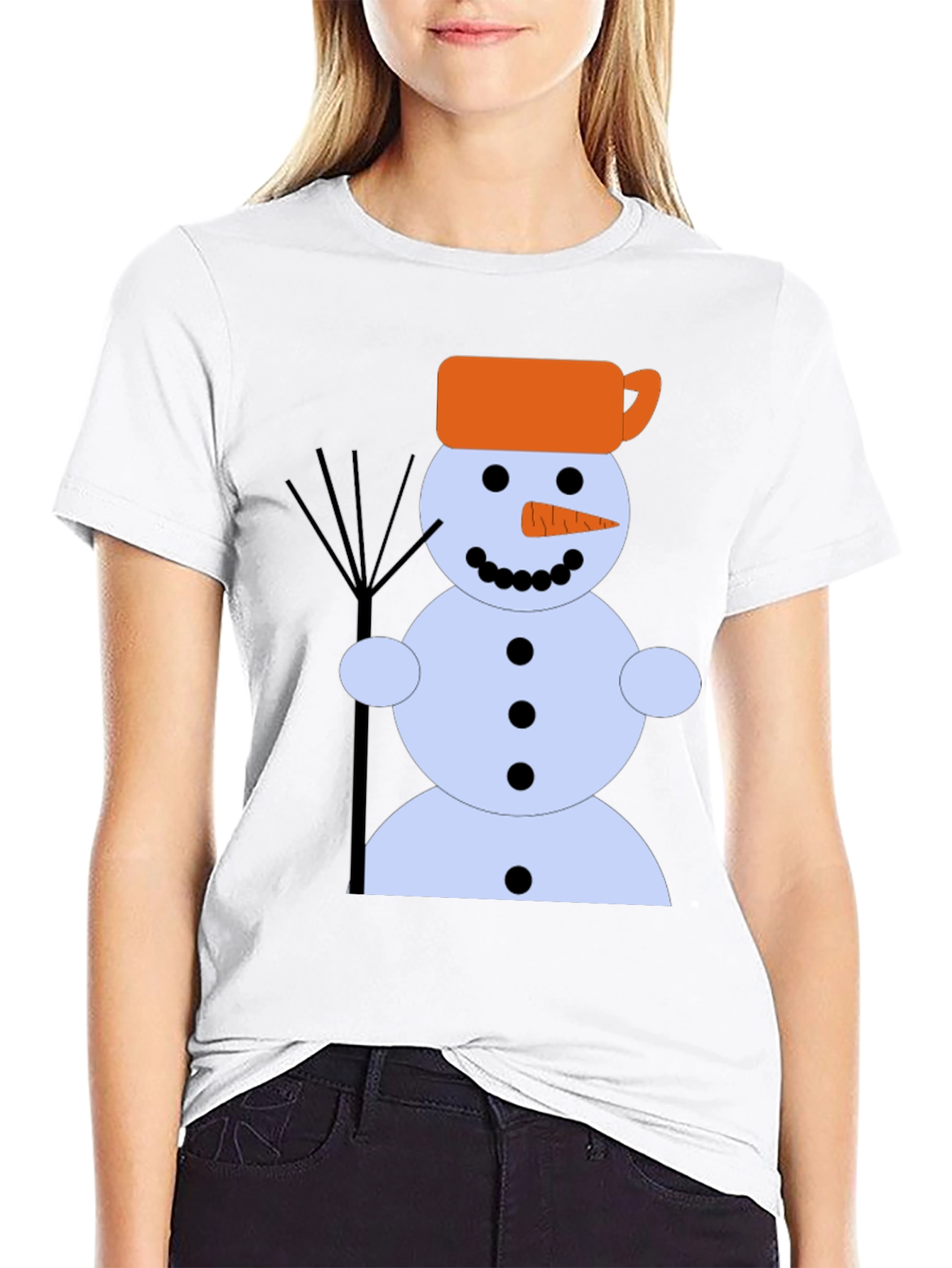 Snowman Graphic Tee - Winter Holiday Shirt