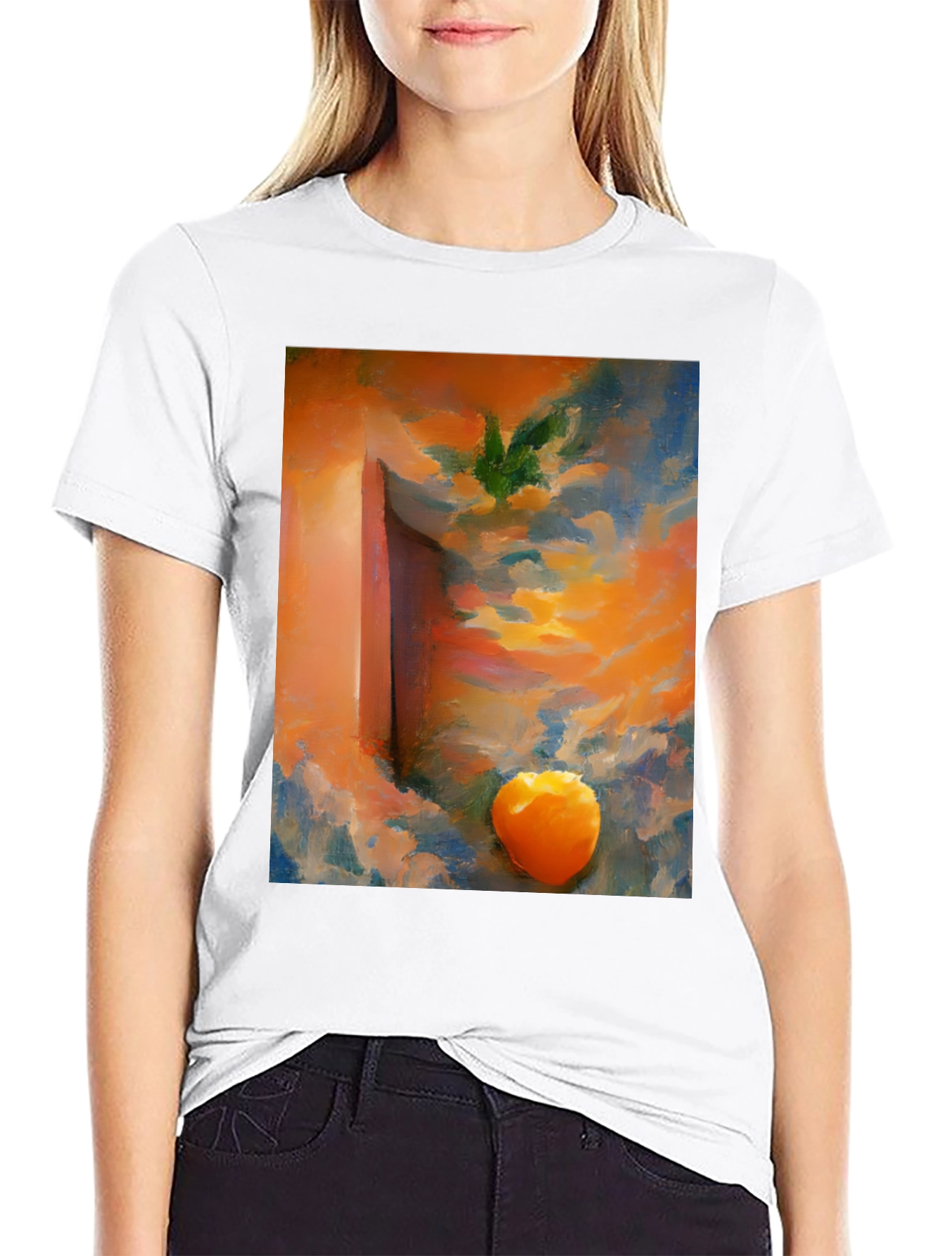 Abstract Sunset Graphic T-Shirt