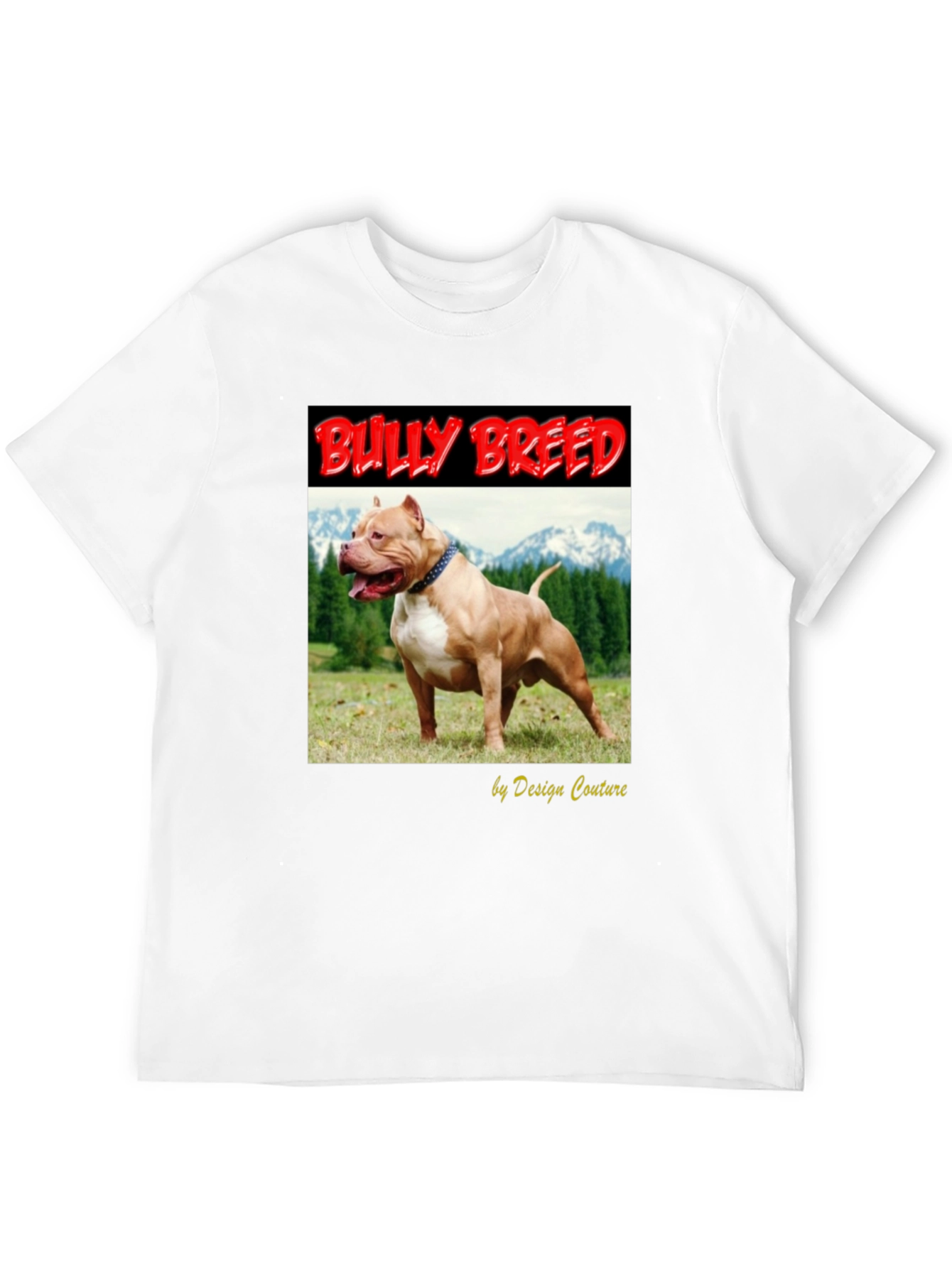 Bully Breed Dog Graphic Tee - Design Couture