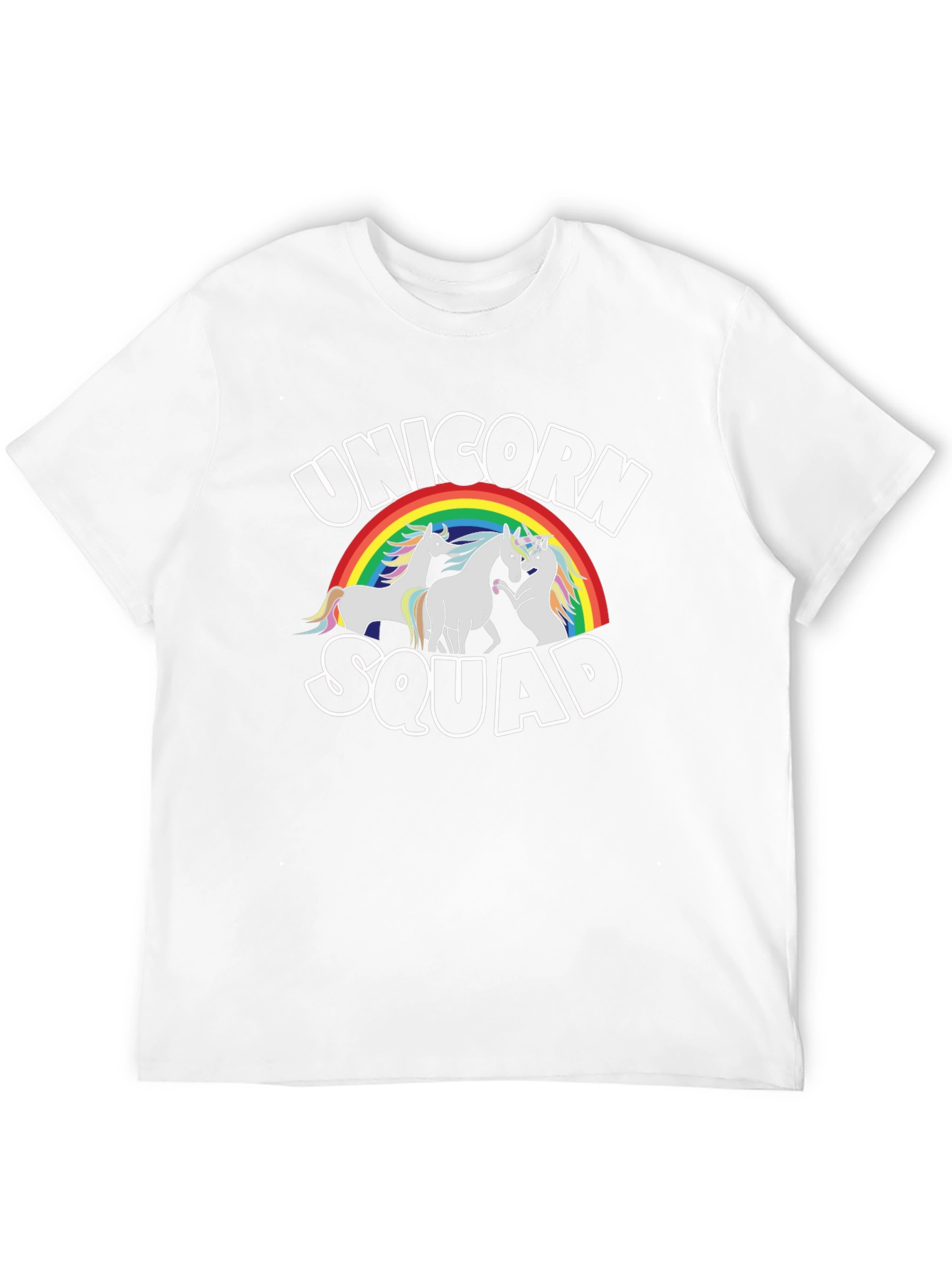 Unicorn Squad Graphic T-Shirt - Black