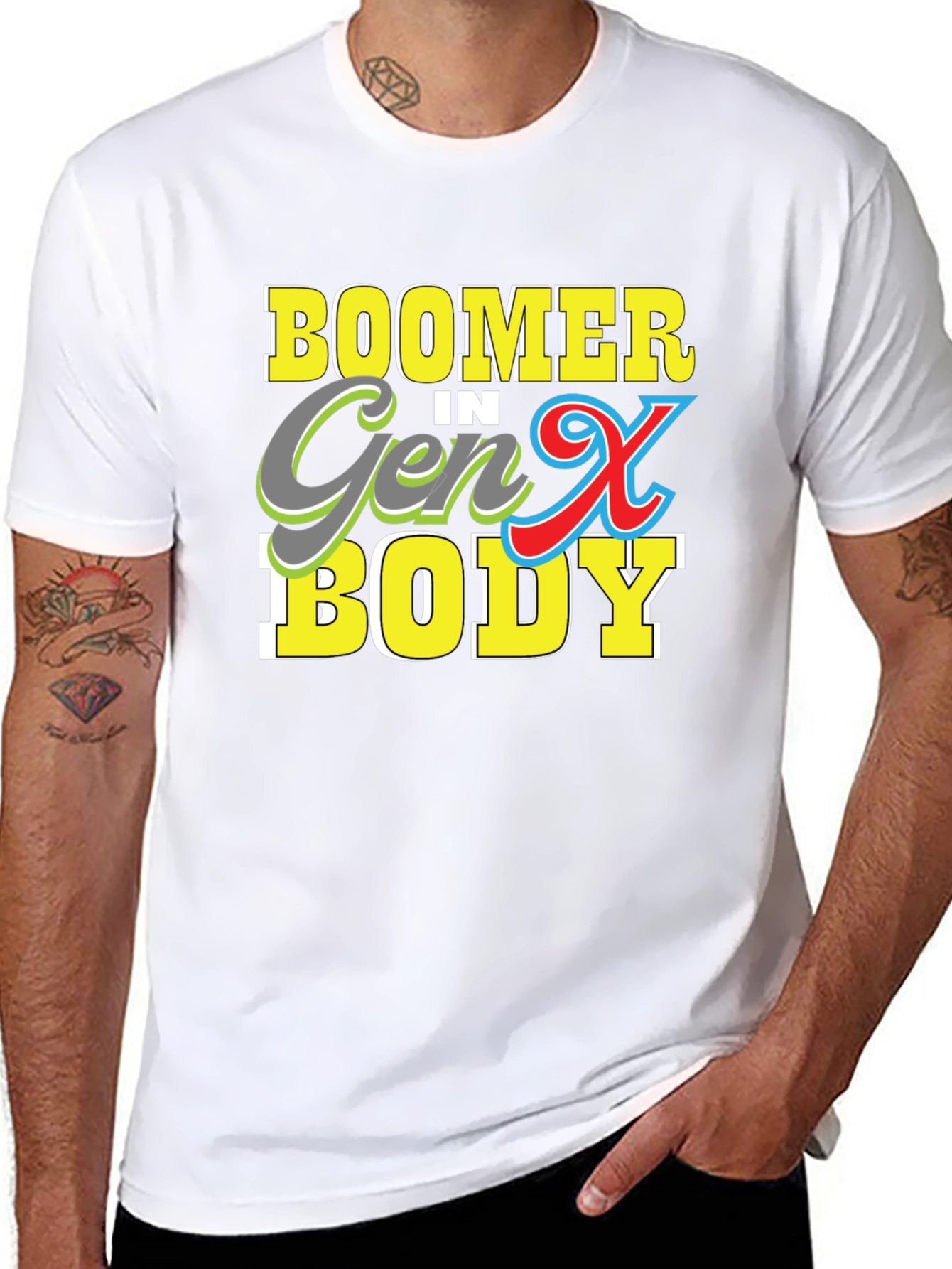Boomer in Gen X Body T-Shirt