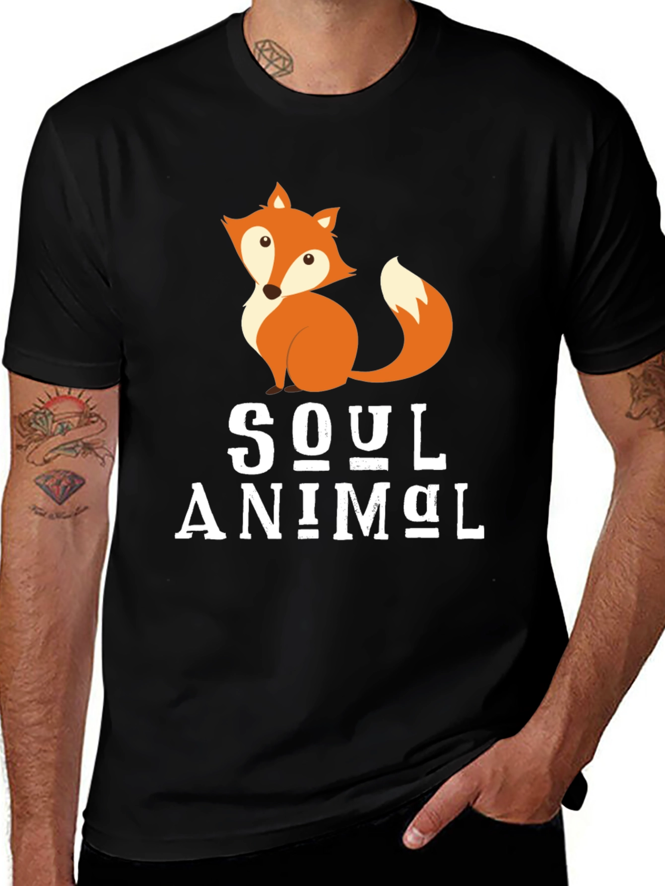 Soul Animal Fox Graphic Tee