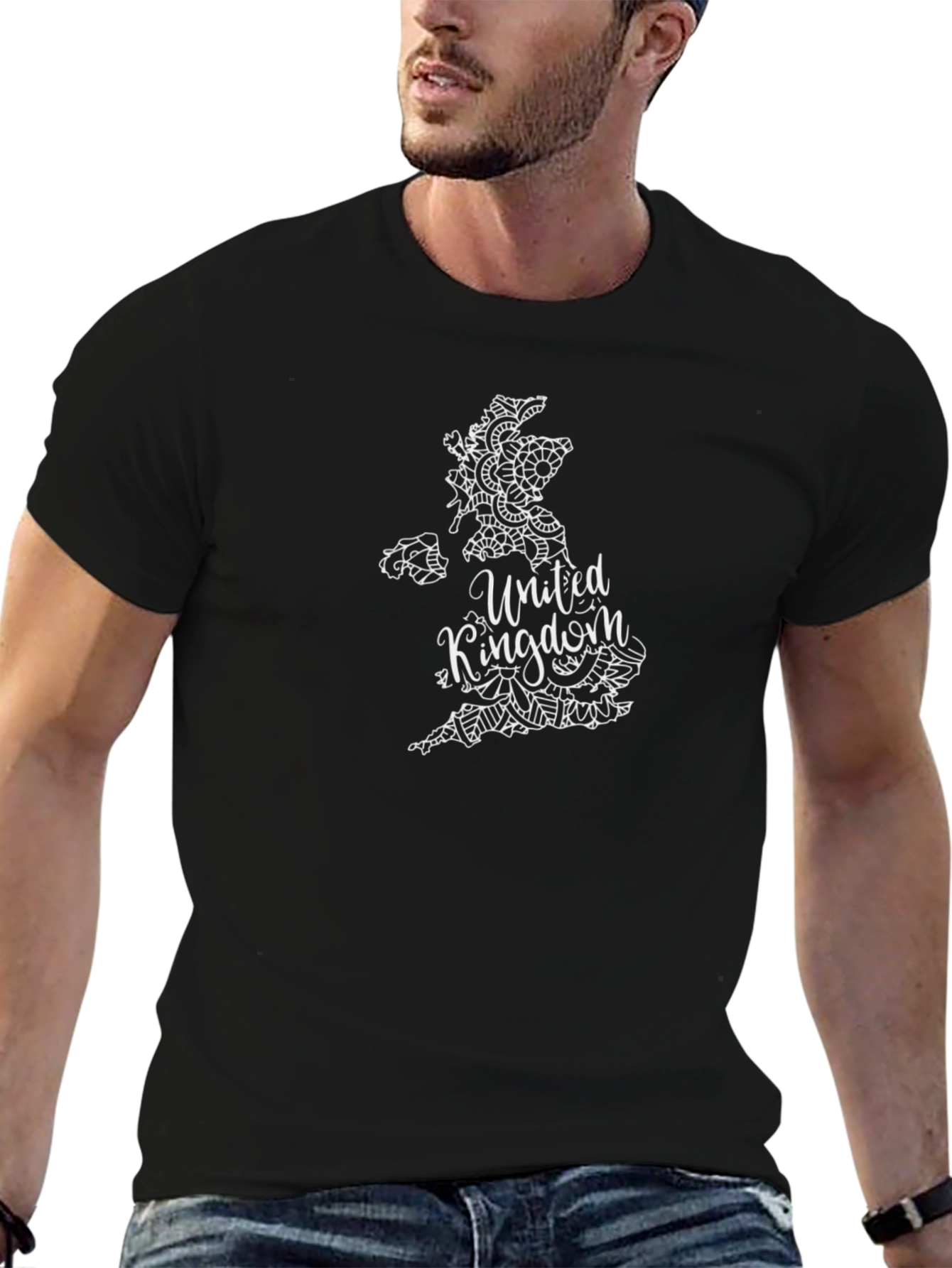 United Kingdom Map Graphic T-Shirt