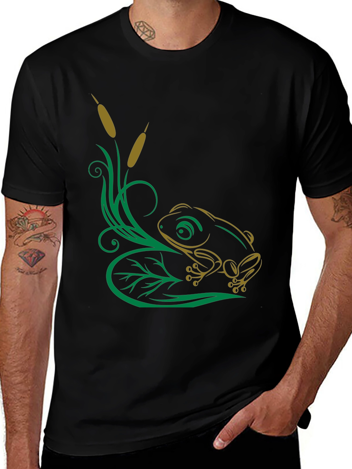 Frog Graphic T-Shirt - Nature Lovers Tee