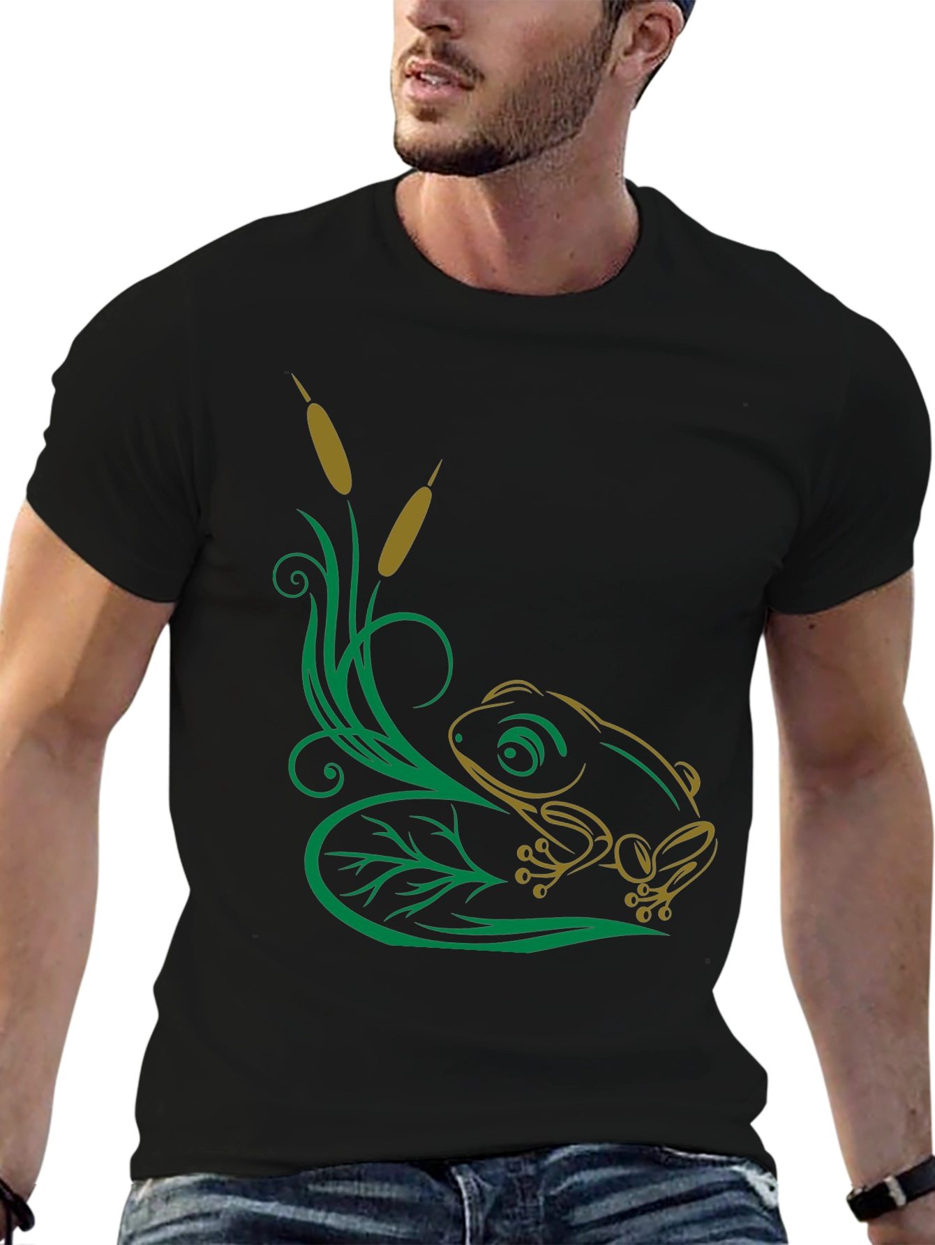 Frog Graphic T-Shirt - Nature Lovers Tee