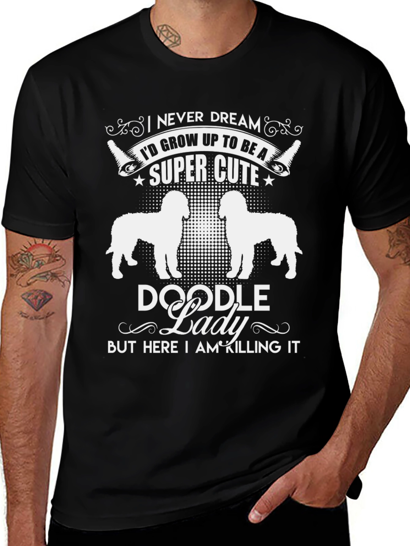 Super Cute Doodle Lady T-Shirt