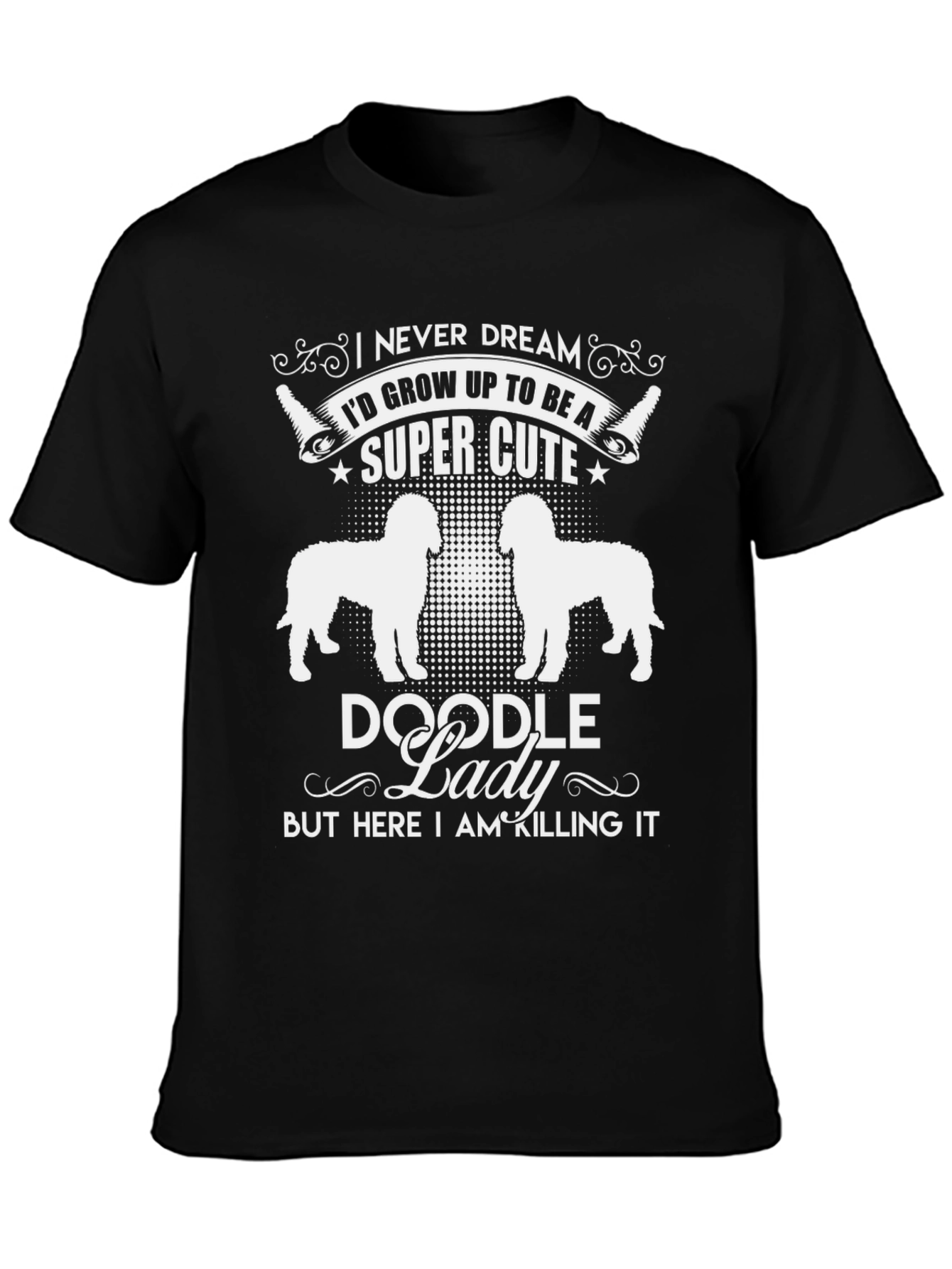Super Cute Doodle Lady T-Shirt