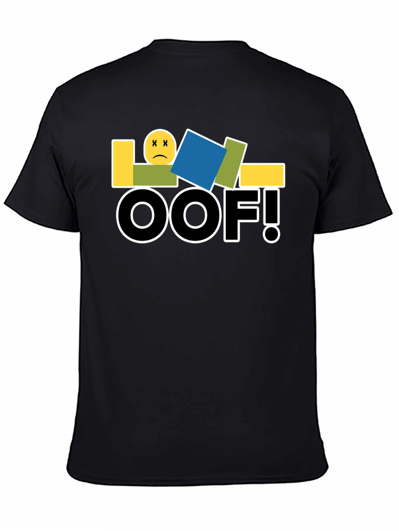 LOL OOF! Funny T-Shirt Black Cotton Casual Tee