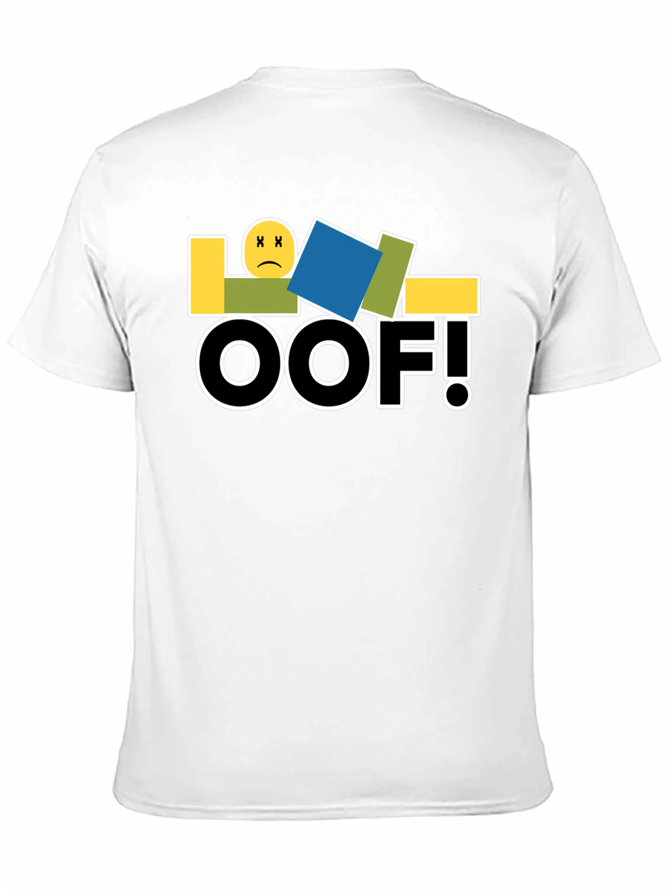 LOL OOF! Funny T-Shirt Black Cotton Casual Tee