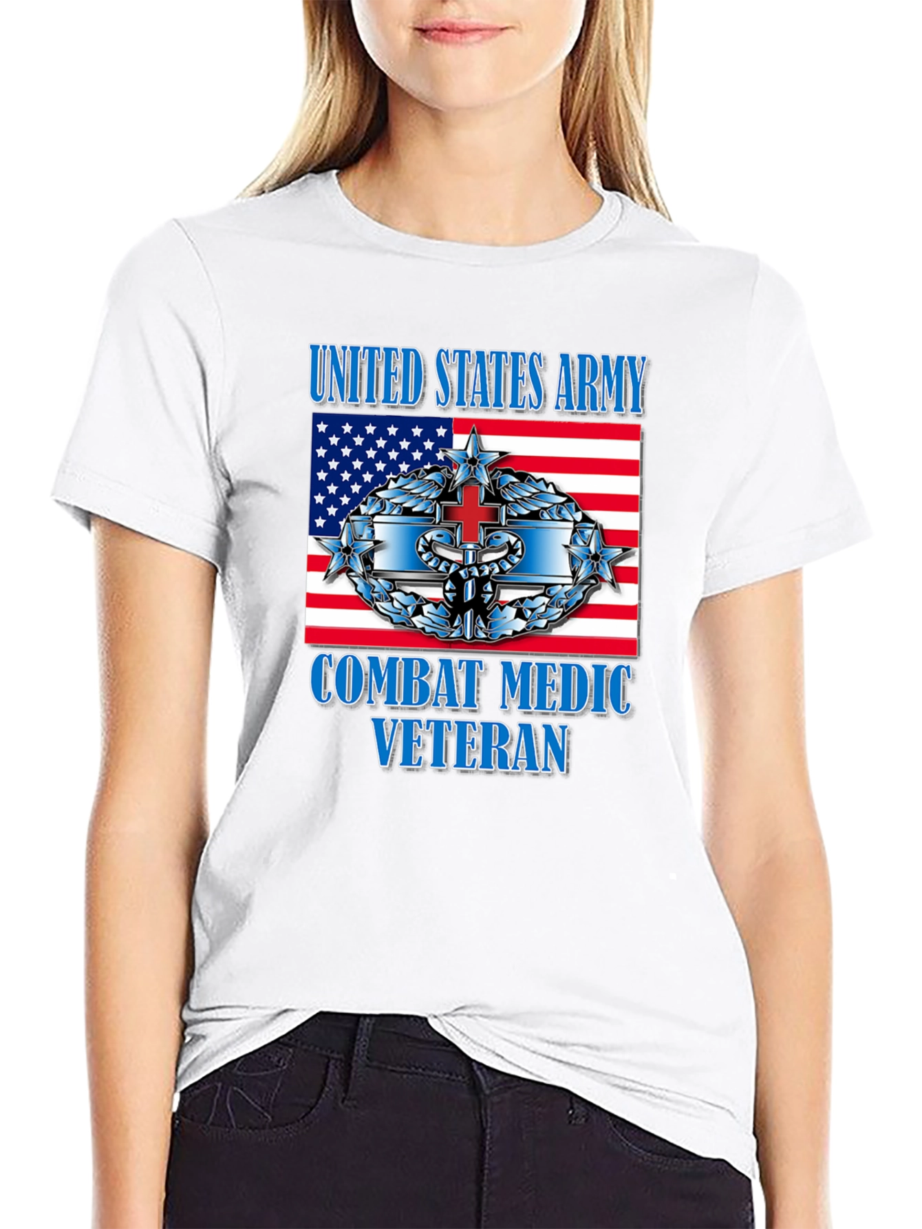 Combat Medic Veteran T-Shirt - US Army Graphic Tee