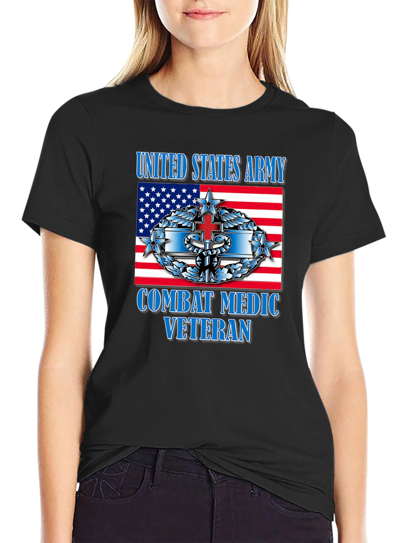Combat Medic Veteran T-Shirt - US Army Graphic Tee