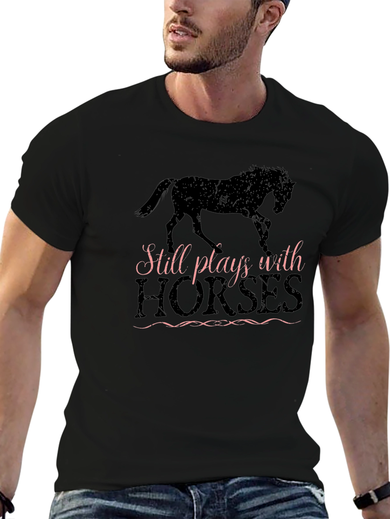 Still Plays with Horses Graphic Tee